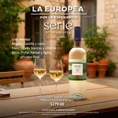 Vista previa de La Europea catálogo Vino Blanco Serie By Verdejo 750 ml, nuevo folleto de la tienda, válido en México a partir del 01.01.2026