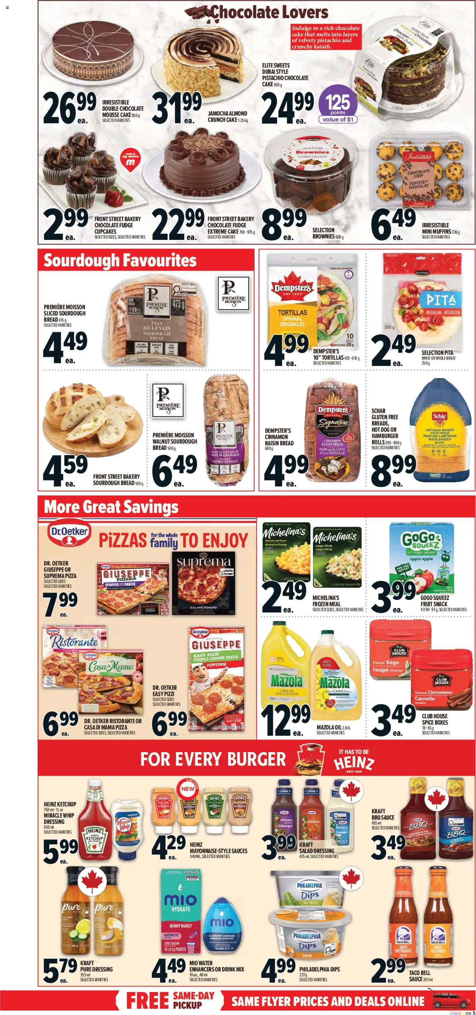 Metro flyer valid from 19.03.2026 | Page: 9 | Products: Ketchup, Bakery, Oil, Bread