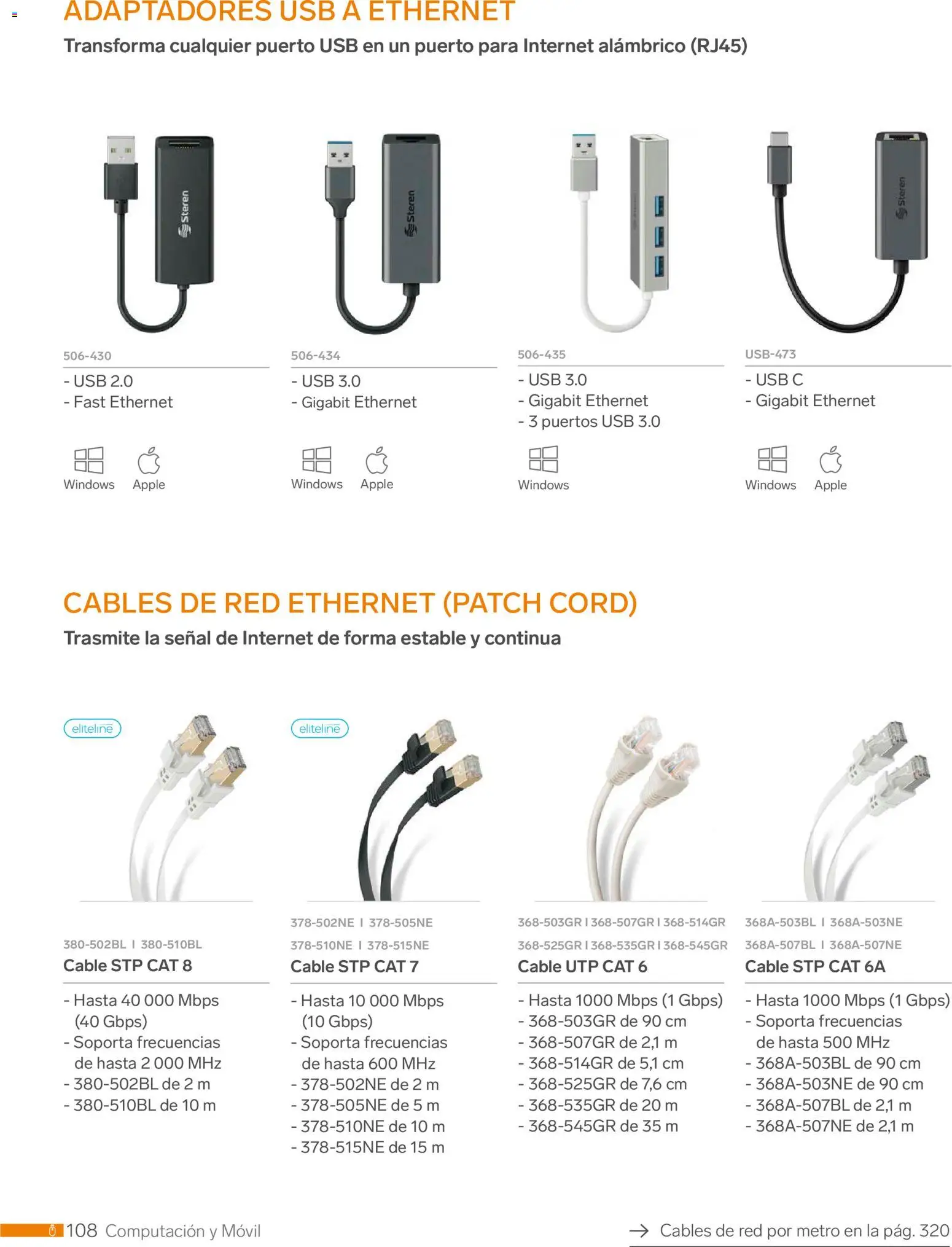 Nuevas ofertas de Steren válidas en toda la República Mexicana desde el 01.01.2026. ¡Encuentra las mejores ofertas en Steren catálogo! | Página: 120 | Productos: Usb, Movil, Cable