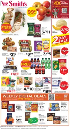 Preview of Smith's weekly ads valid from 17.09.2025
