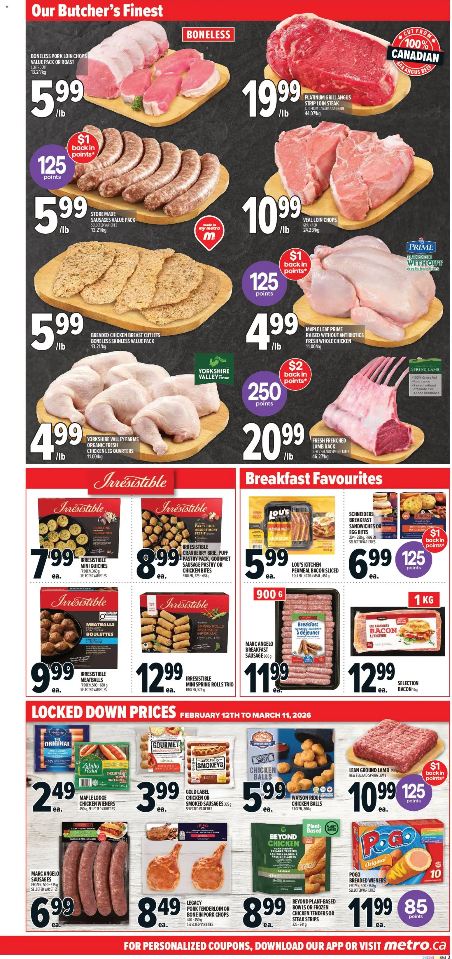 Metro flyer valid from 12.02.2026 | Page: 9 | Products: Grill, Ridge, Chicken, Pork