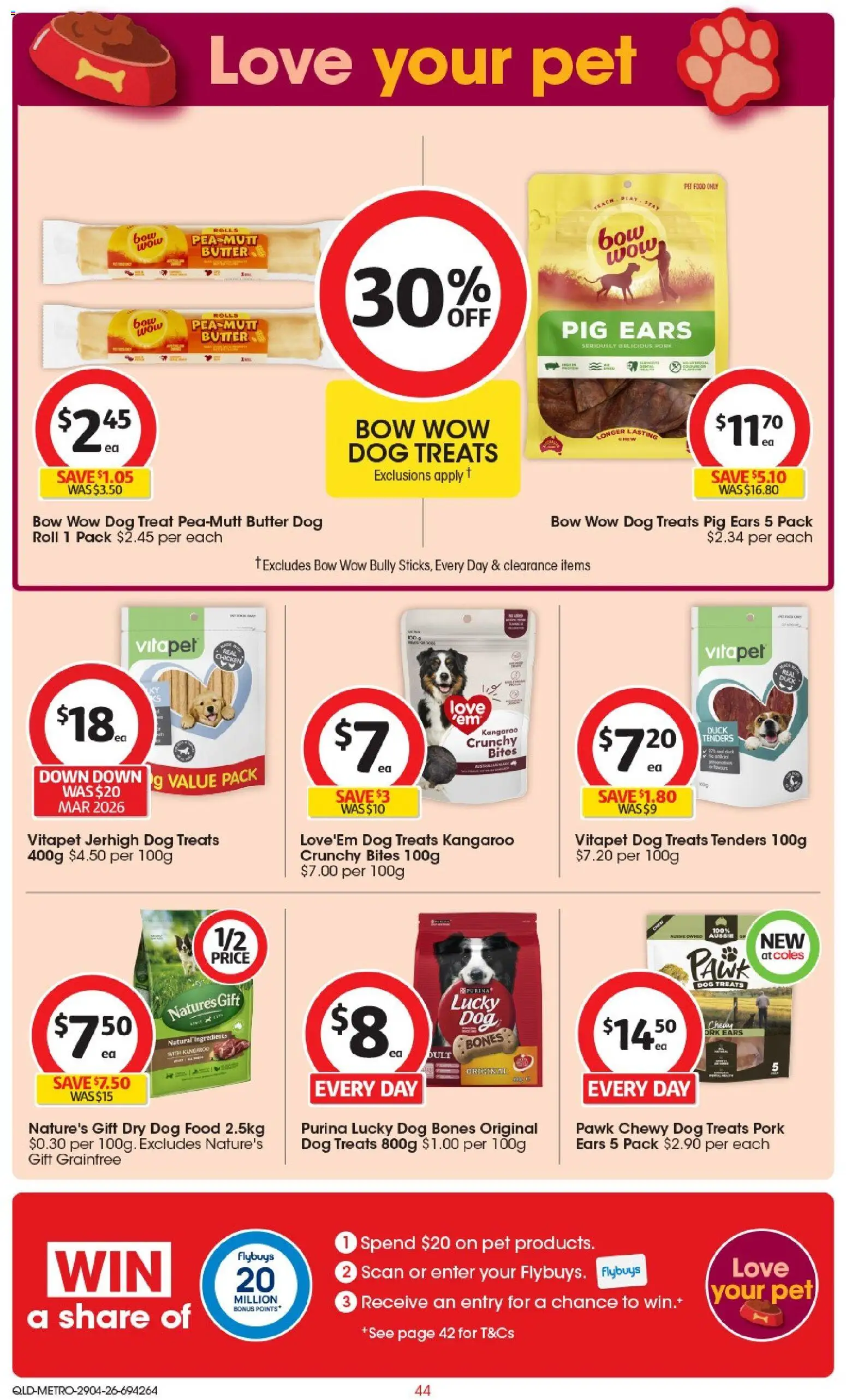 Coles catalogue - valid from 29.04.2026 | Page: 44 | Products: Butter, Duck, Pork, Pea