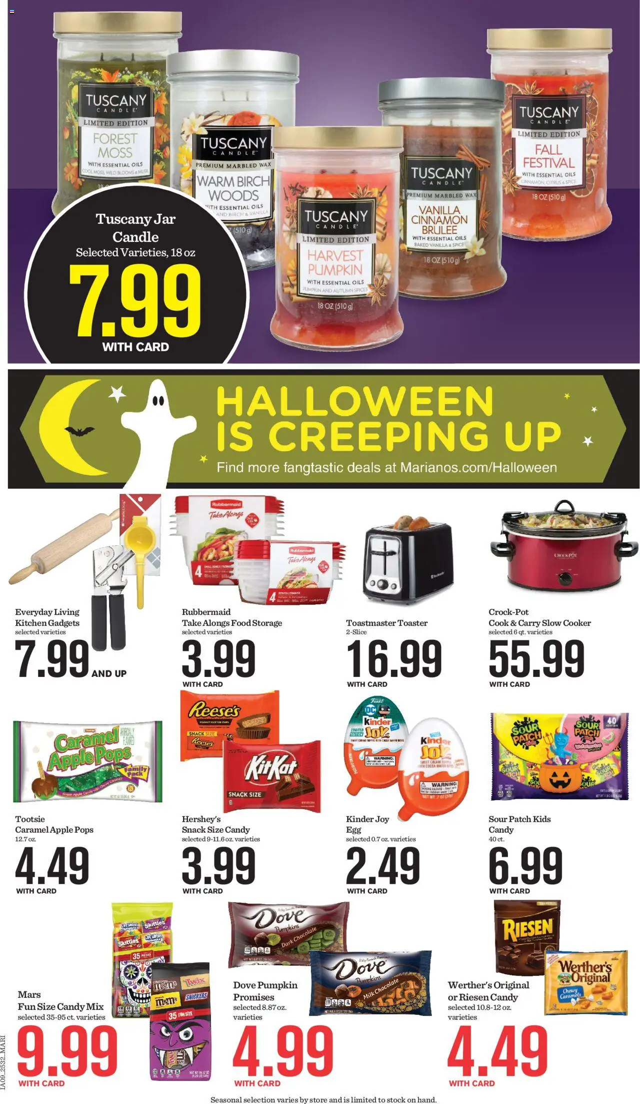 Mariano's Weekly Ad - valid from 10.09.2025 | Page: 10 | Products: Toaster, Chocolate, Cream, Pumpkin