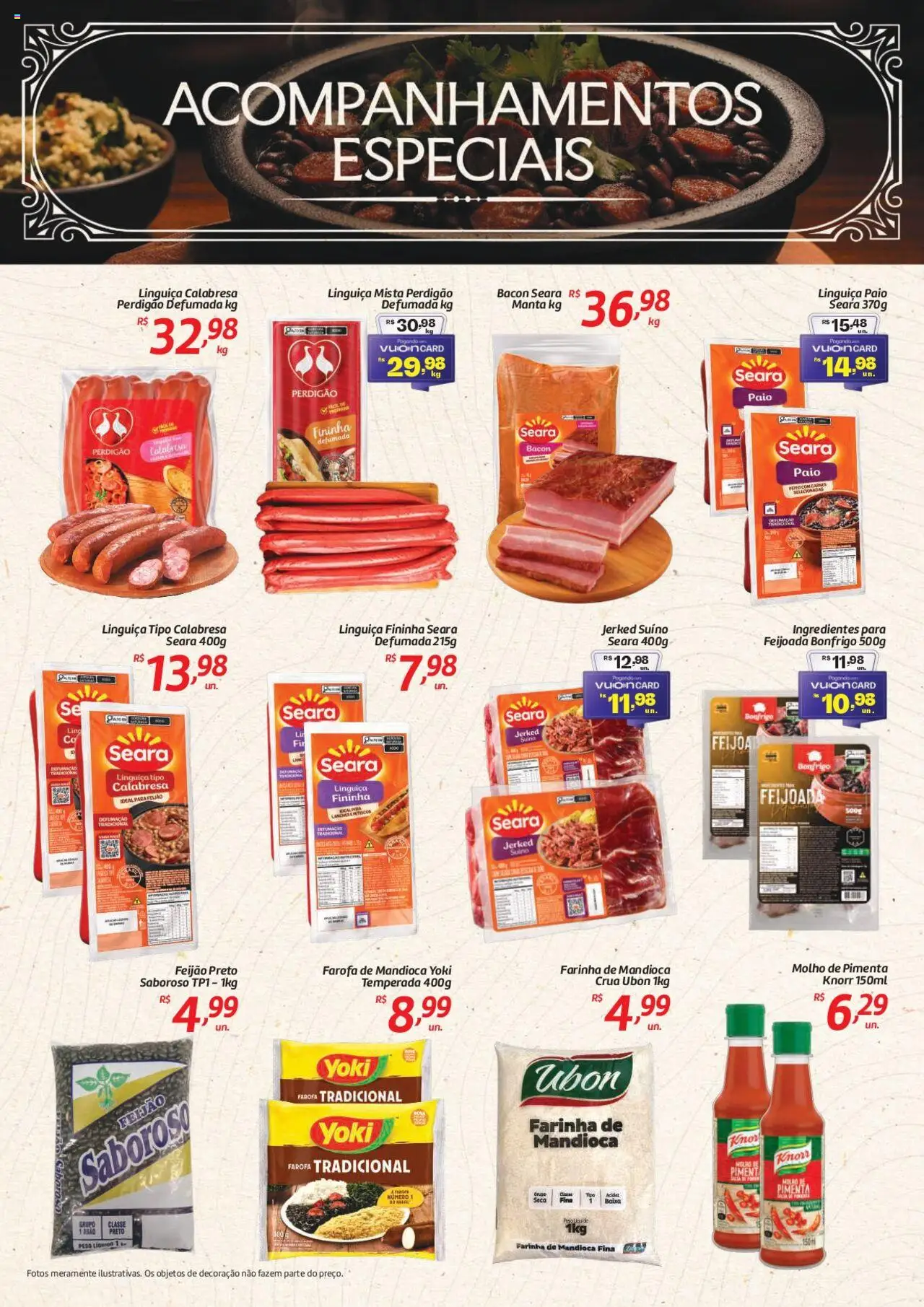 Comper Folheto - válido de 01.08.2025 | Página: 8 | Produtos: Feijão, Mandioca, Linguiça, Knorr