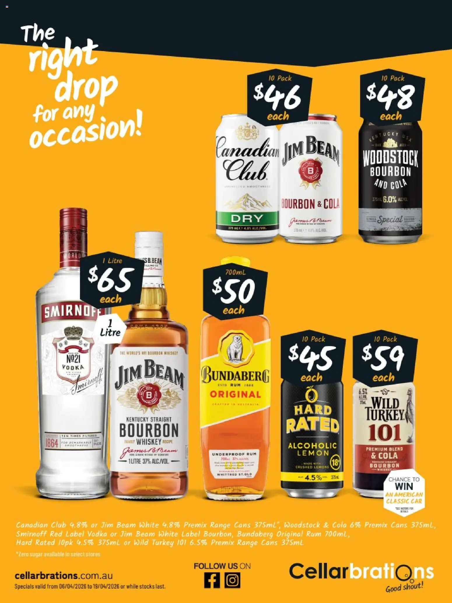 Cellarbrations catalogue - valid from 06.04.2026 | Page: 3 | Products: Bourbon, Whiskey, Lemon, Turkey