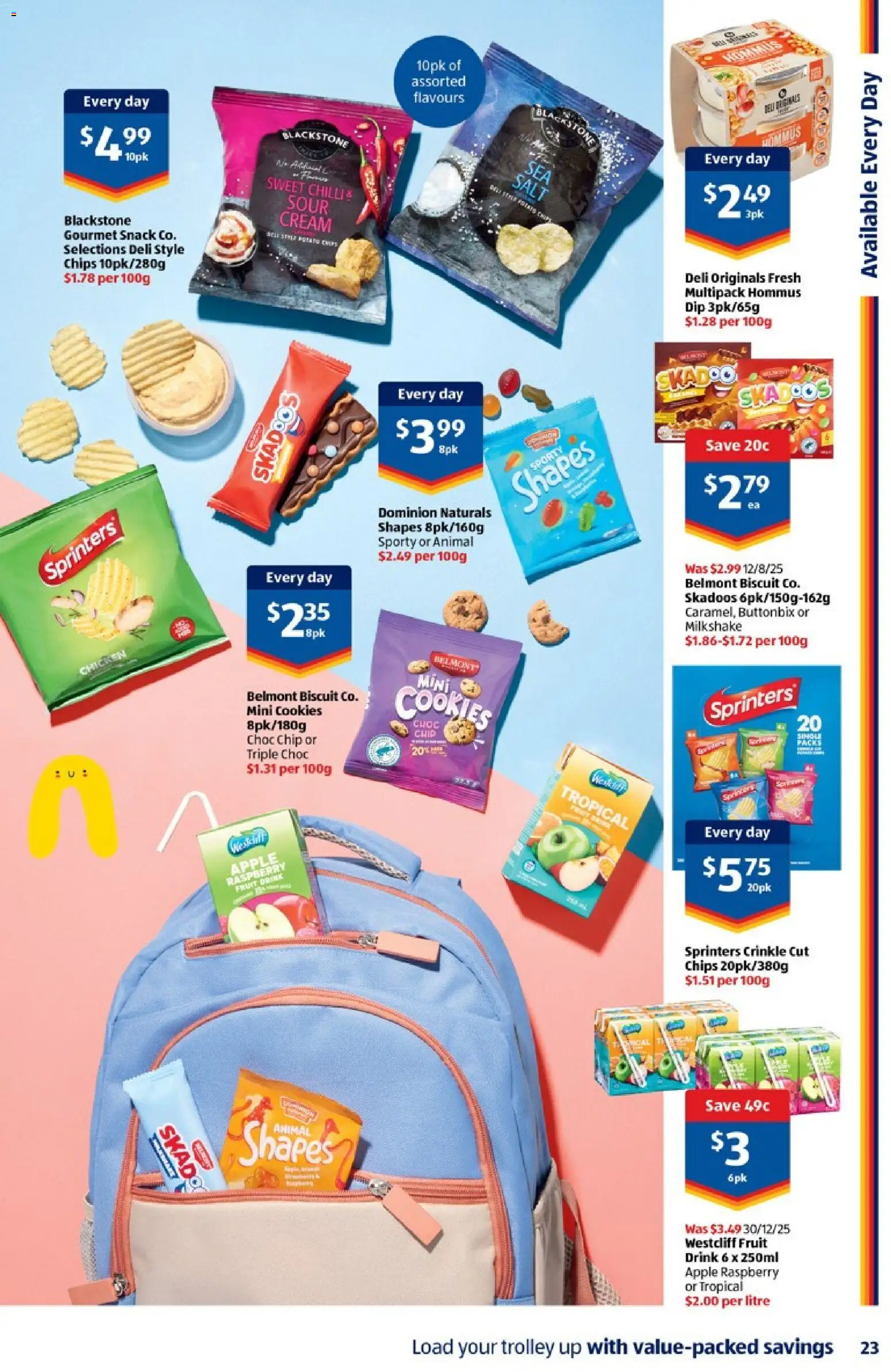Aldi catalogue - valid from 21.01.2026 | Page: 23 | Products: Chicken, Chips, Trolley, Raspberry