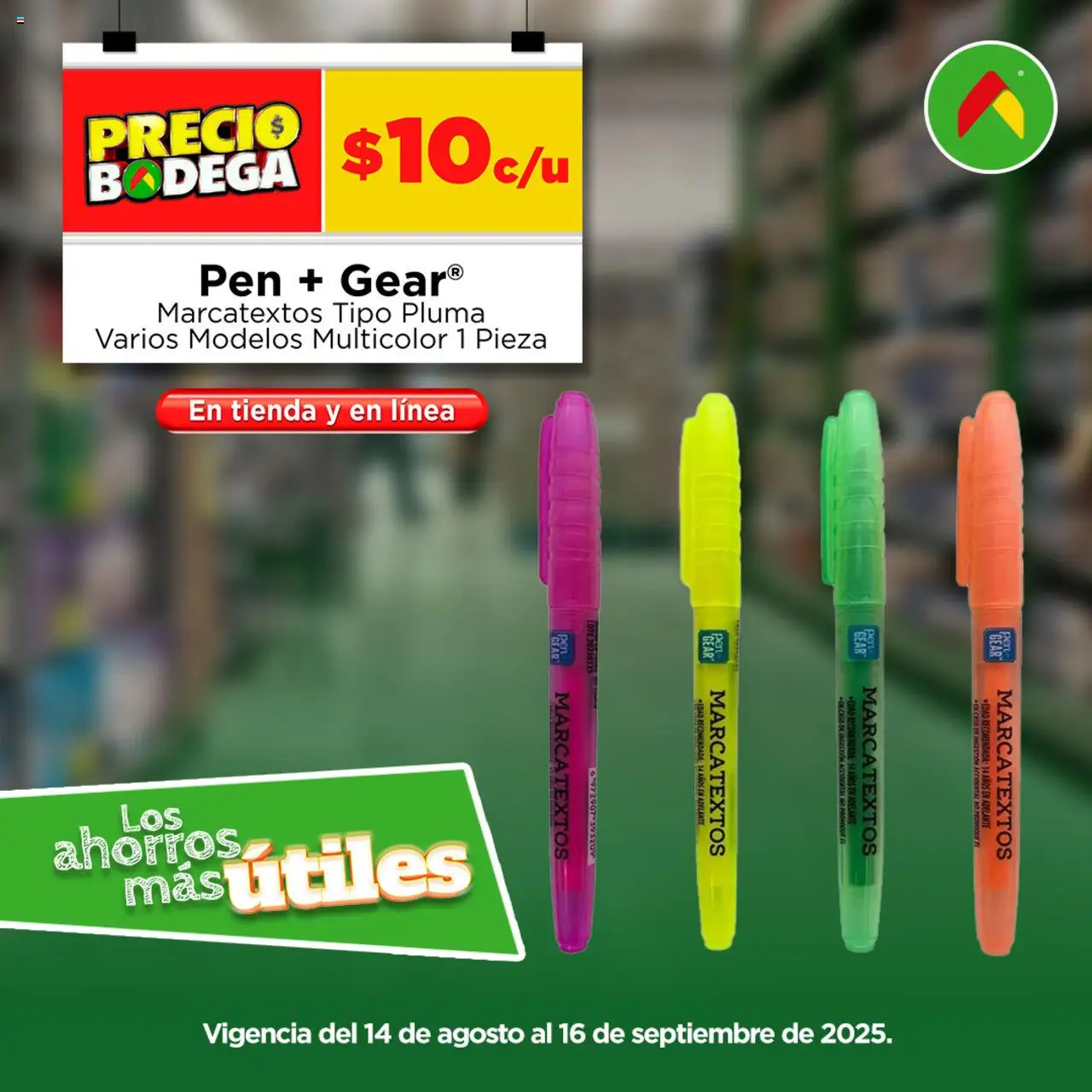 Nuevas ofertas de Bodega Aurrerá válidas en toda la República Mexicana desde el 14.08.2025. ¡Encuentra las mejores ofertas en Bodega Aurrerá - Folleto Regreso a Clases! | Página: 4