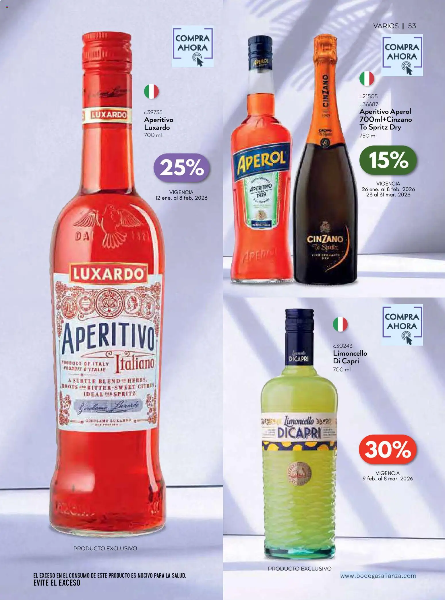 Nuevas ofertas de Bodegas Alianza válidas en toda la República Mexicana desde el 01.01.2026. ¡Encuentra las mejores ofertas en Bodegas Alianza catálogo! | Página: 55