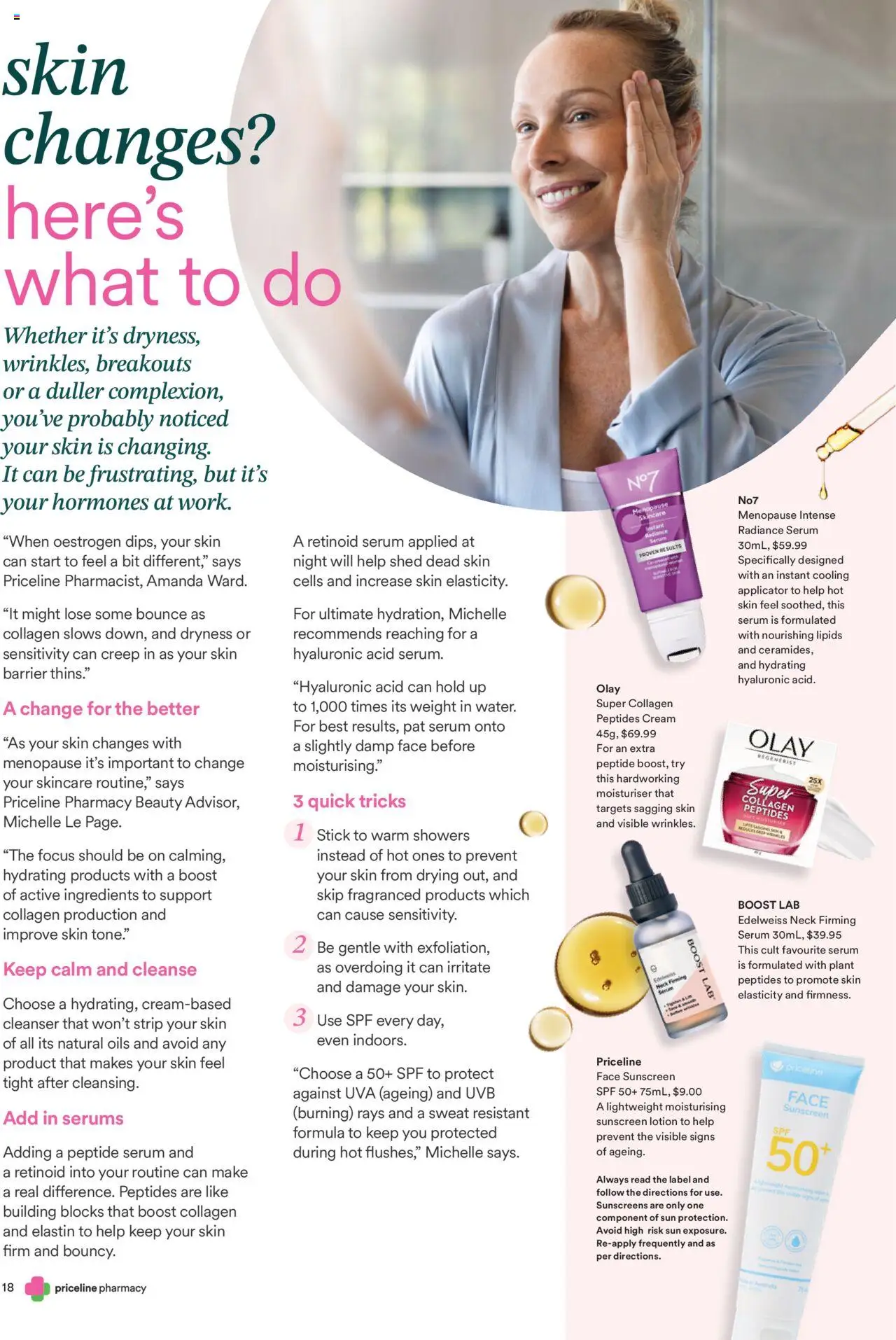 Priceline Pharmacy catalogue - valid from 02.10.2025 | Page: 18 | Products: Moisturiser, Cream, Shed, Collagen