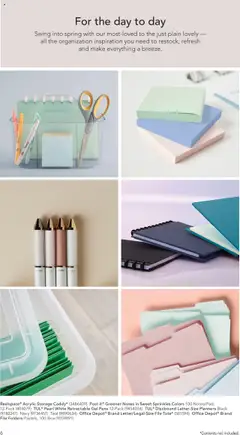 Office Depot Swing into Spring - valid from 24.03.2025 | Page: 6 | Products: Acrylic
