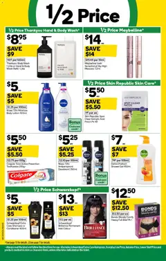 Preview of Woolworths catalogue  - valid from 29.04.2026 | Page: 8 | Products: Mascara, Hair colour, Shower gel, Cookware