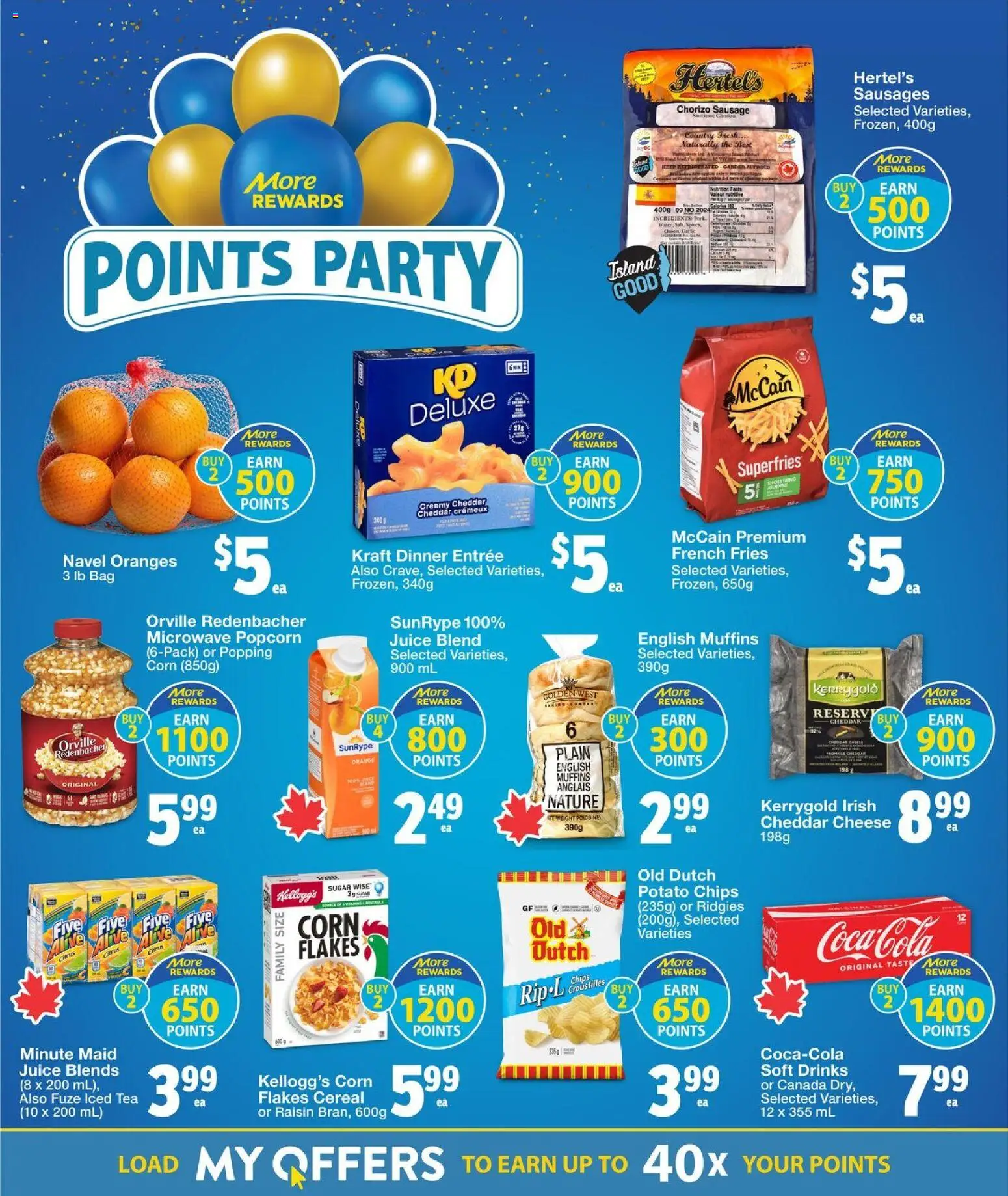 Quality Foods flyer valid from 19.02.2026 | Page: 12 | Products: Tea, Chips, Flakes, Juice