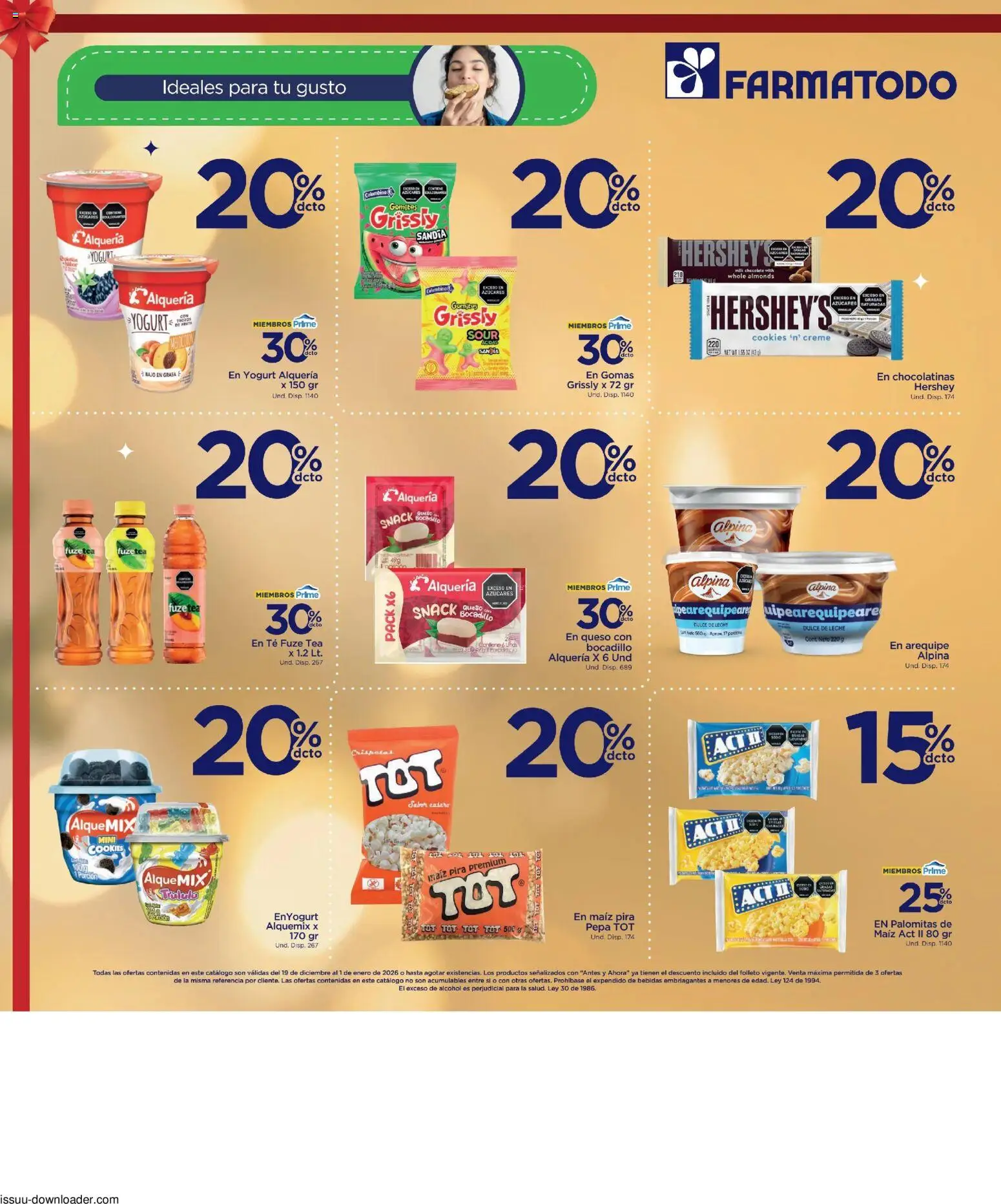 FarmaTodo revista - valida desde el 19.12.2025 | Página: 3 | Productos: Gomas, Maiz, Leche, Tintura