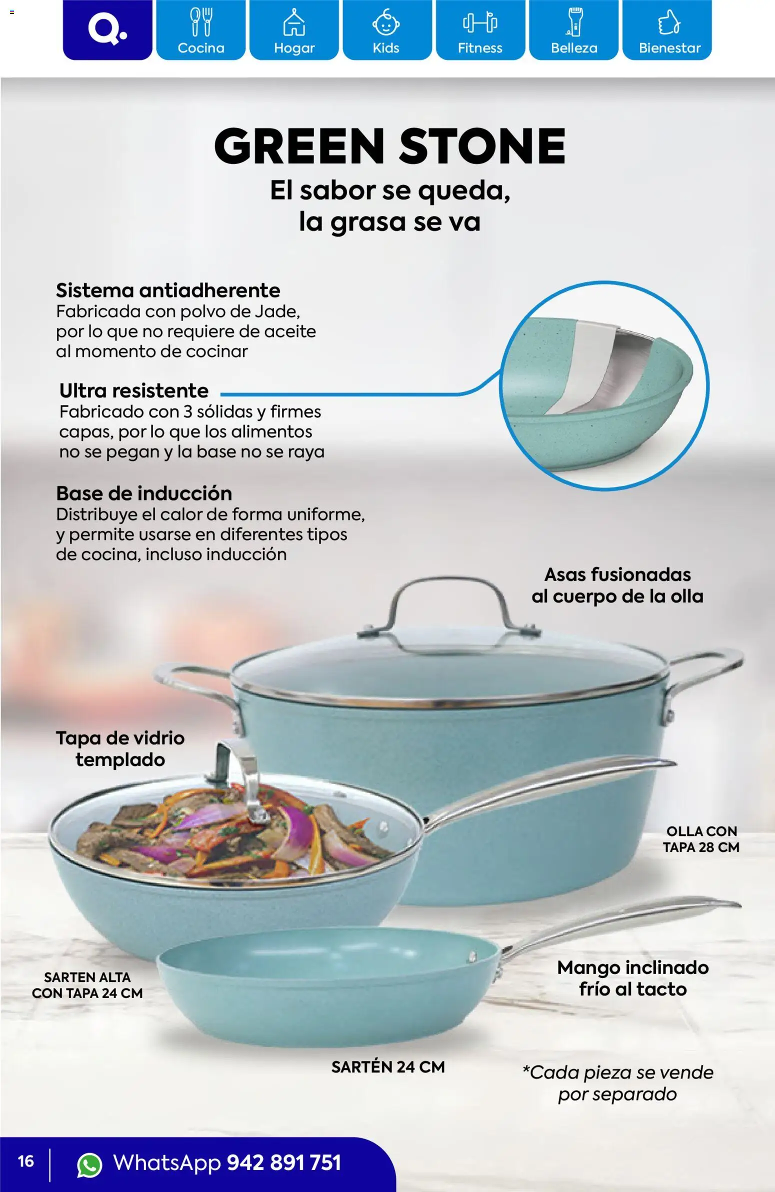 Catálogo Quality Products válido desde 01.02.2026 | Página: 16 | Productos: Aceite, Cocina, Polvo