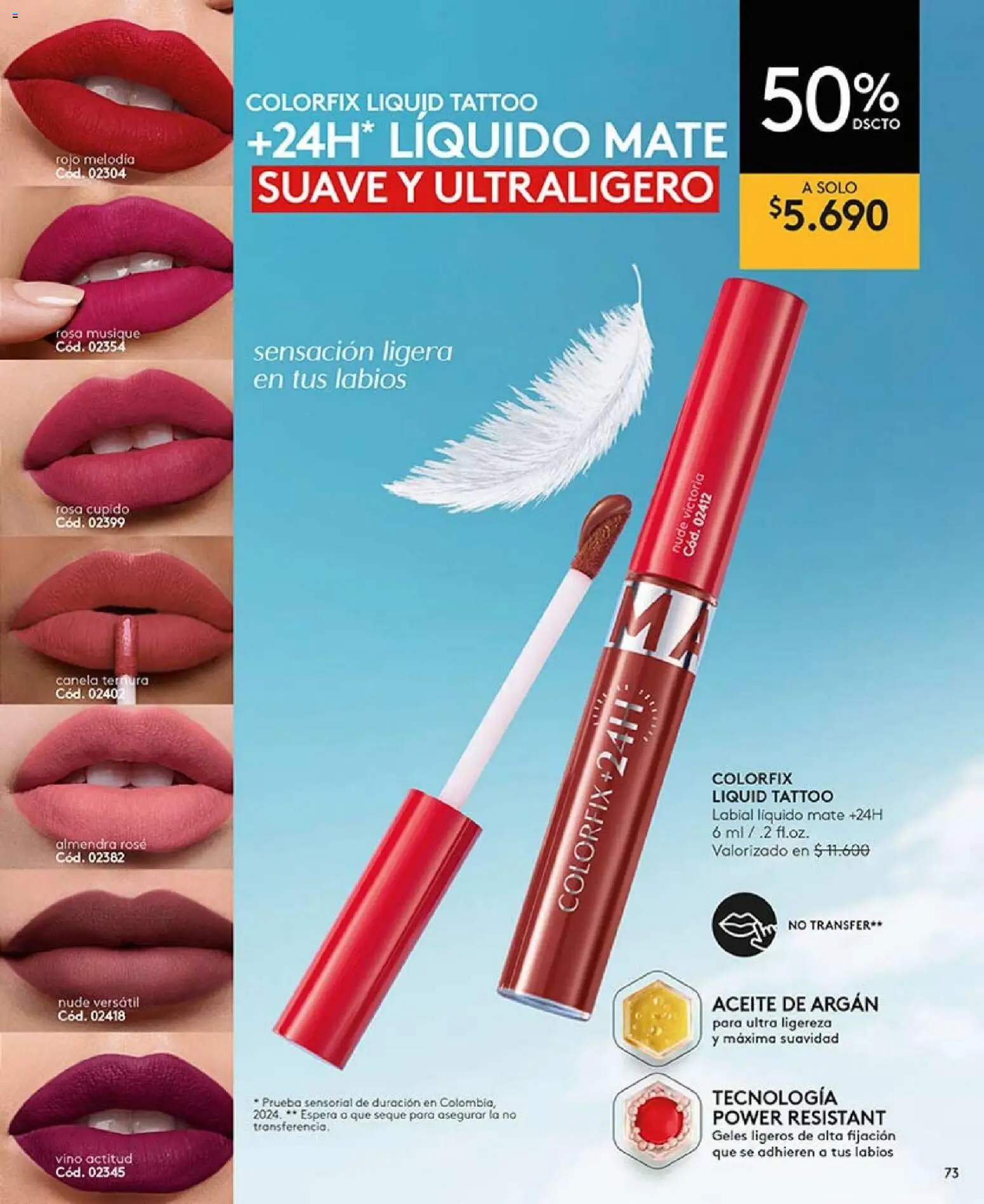 Catálogo Ésika Campaña 1 │ válido desde el 01.01.2026 | Página: 73 | Productos: Almendra, Mate, Vino, Aceite