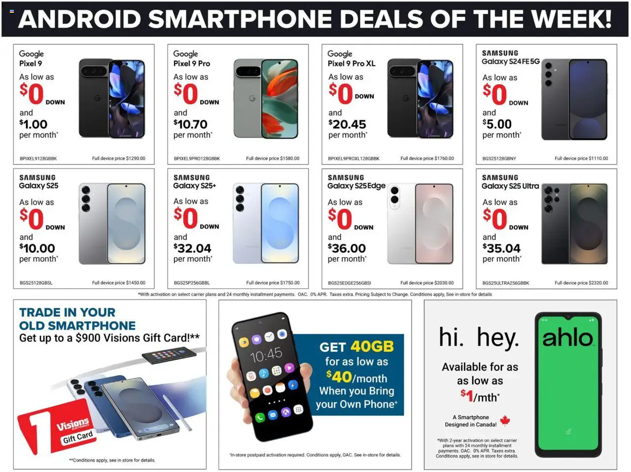 Visions flyer valid from 01.08.2025 | Page: 4 | Products: Phone, Smartphone