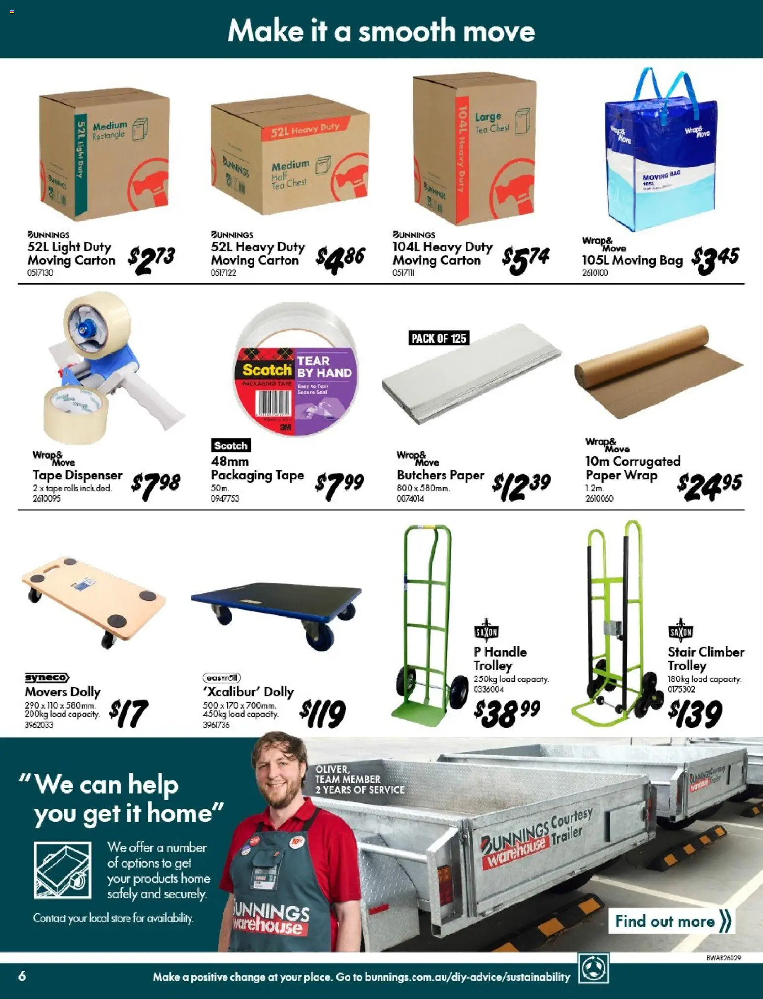 Bunnings Warehouse catalogue - valid from 07.01.2026 | Page: 6 | Products: Light, Tea, Scotch, Bag