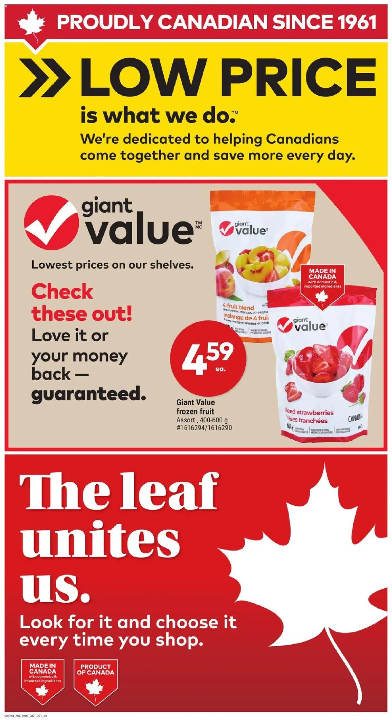 Giant Tiger flyer valid from 25.03.2026 | Page: 6 | Products: Pineapple, Strawberries