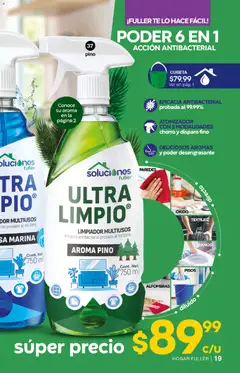 Vista previa de Fuller campaña 18 2025, nuevo folleto de la tienda, válido en México a partir del 10.12.2025 | Página: 20 | Productos: Limpiador, Desengrasante, Ropa, Té