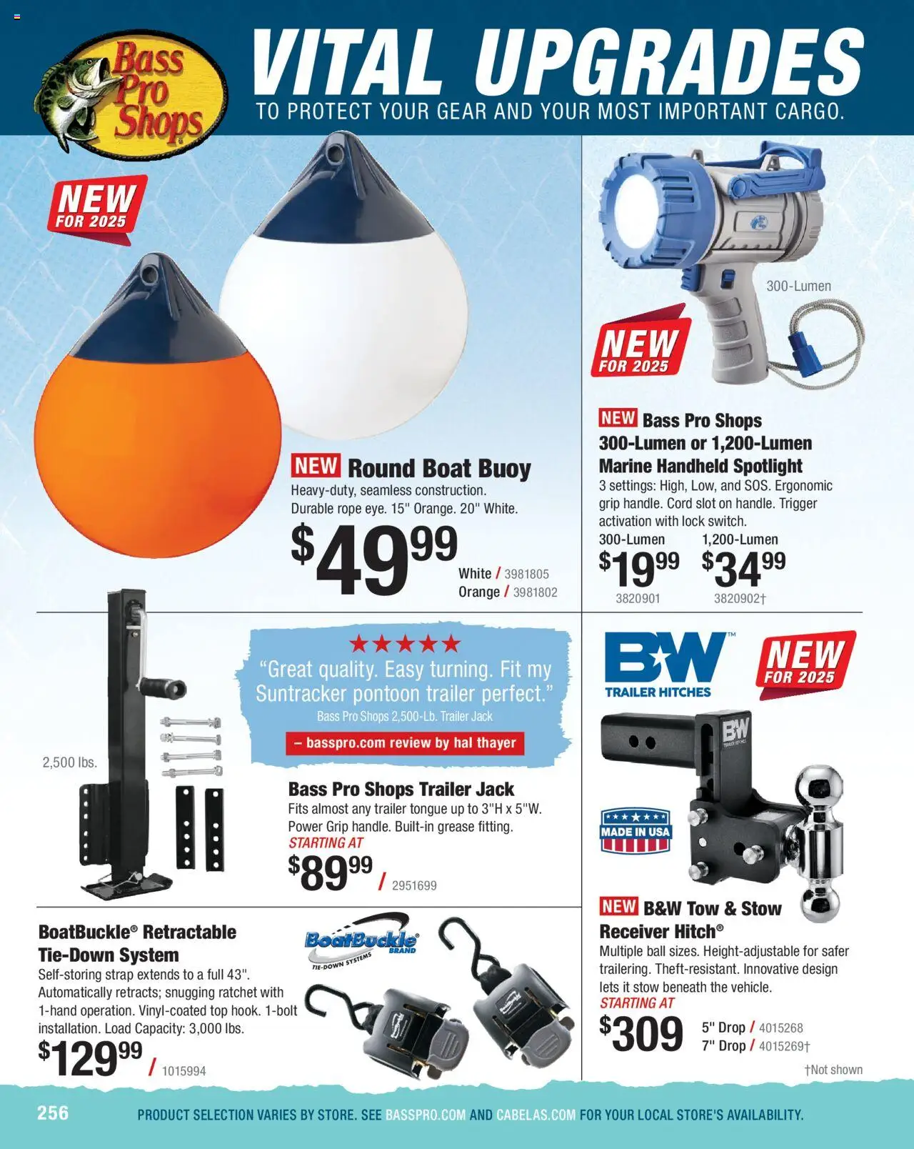 Cabela's Saltwater Specialist 25 - valid from 01.01.2025 | Page: 256 | Products: Ratchet, Receiver