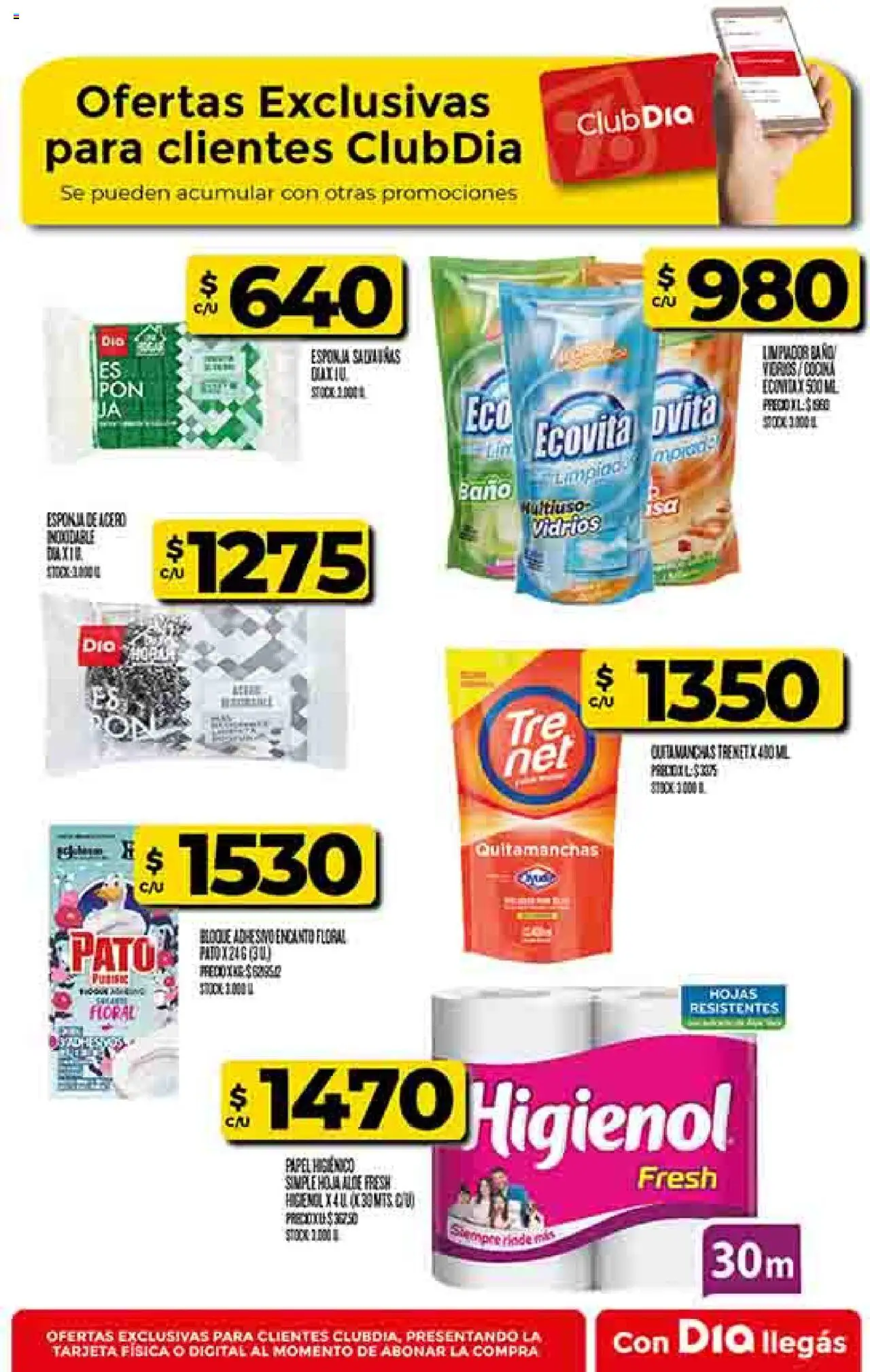 Supermercado DIA Ofertas │ válido desde el 27.08.2025 | Página: 53 | Productos: Papel higiénico, Cocina, Baño, Quitamanchas