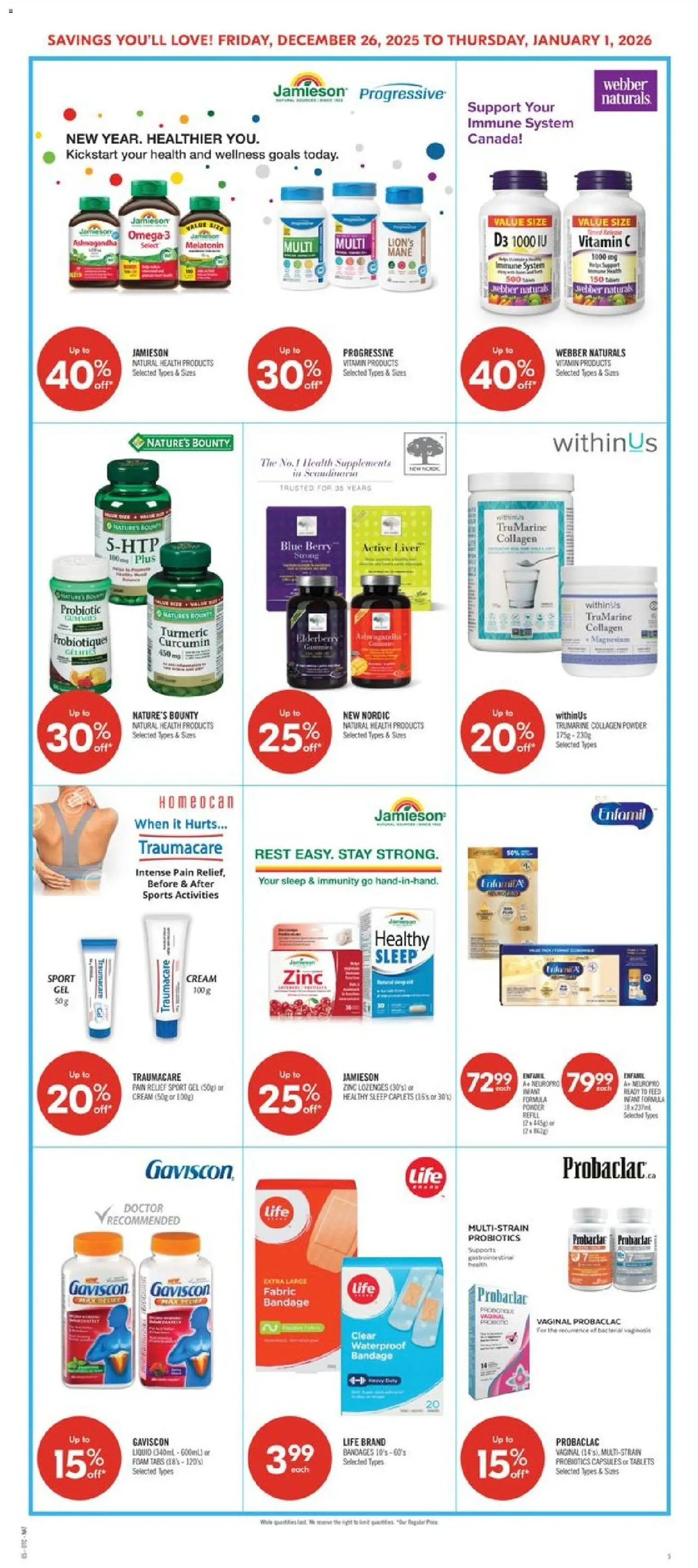 Shoppers flyer valid from 26.12.2025 | Page: 9 | Products: Cream, Powder
