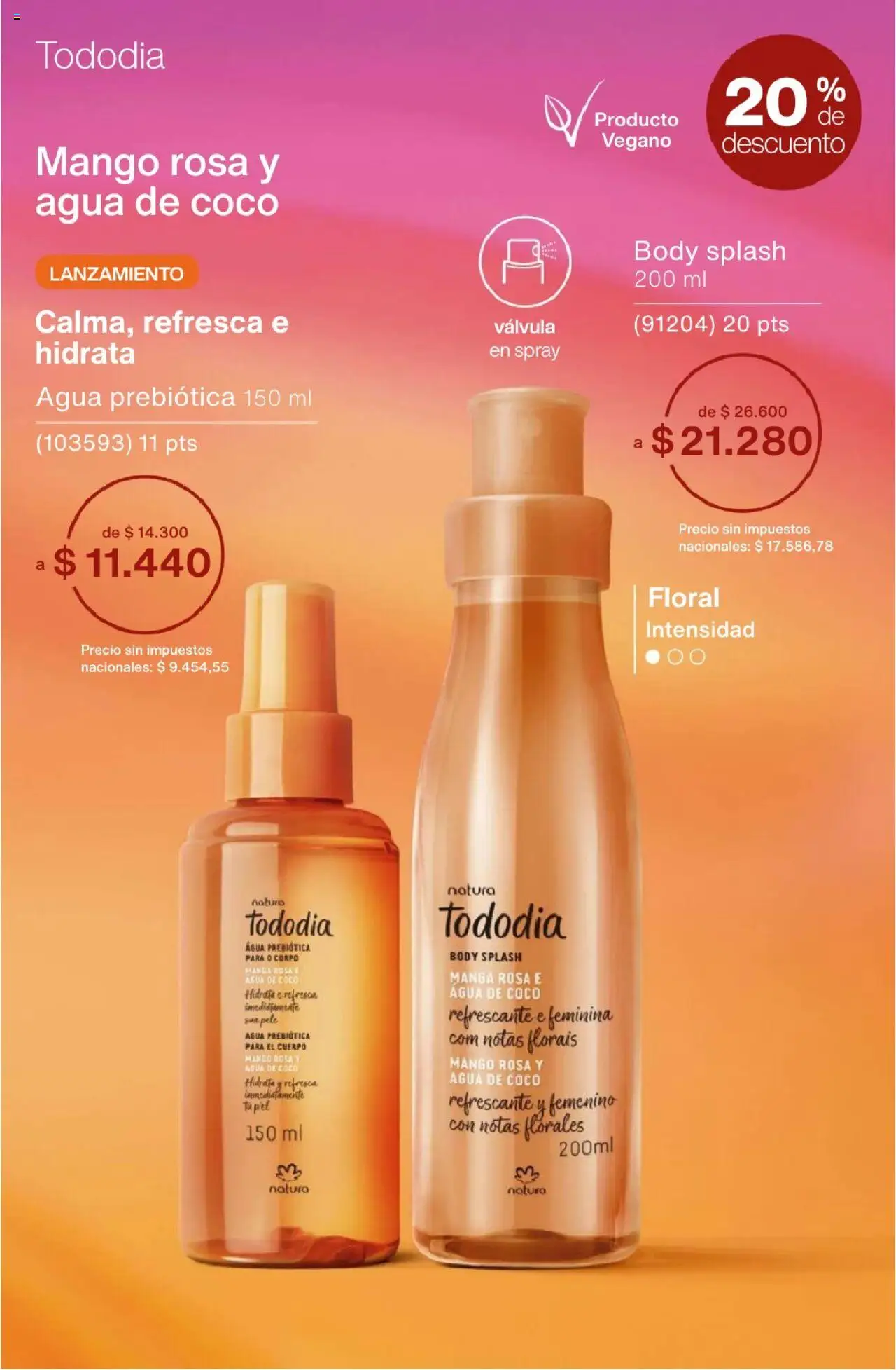 Natura - Catálogo Ciclo 15 │ válido desde el 01.10.2025 | Página: 191 | Productos: Manga, Body, Agua, Mango
