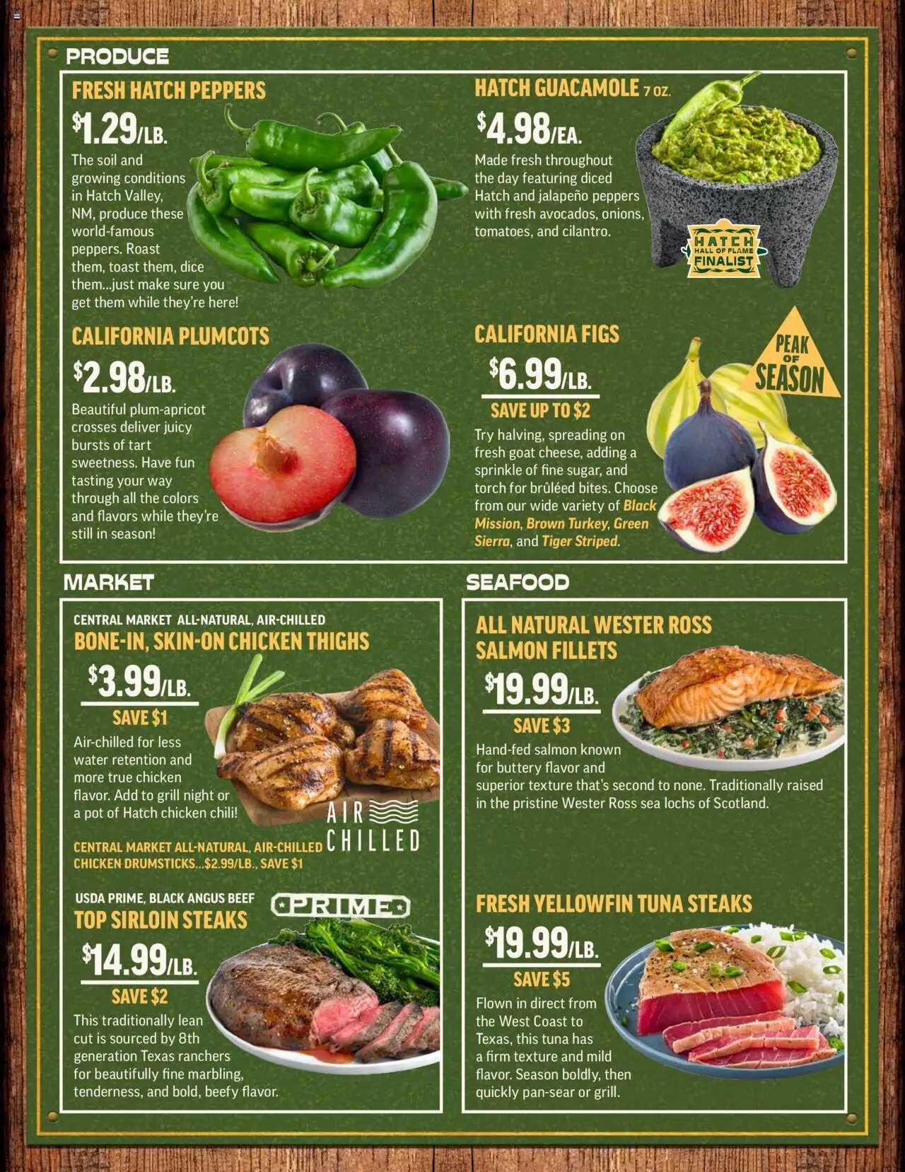 Central Market Weekly Ad - valid from 13.08.2025 | Page: 2 | Products: Jalapeno peppers, Beef, Water, Seafood