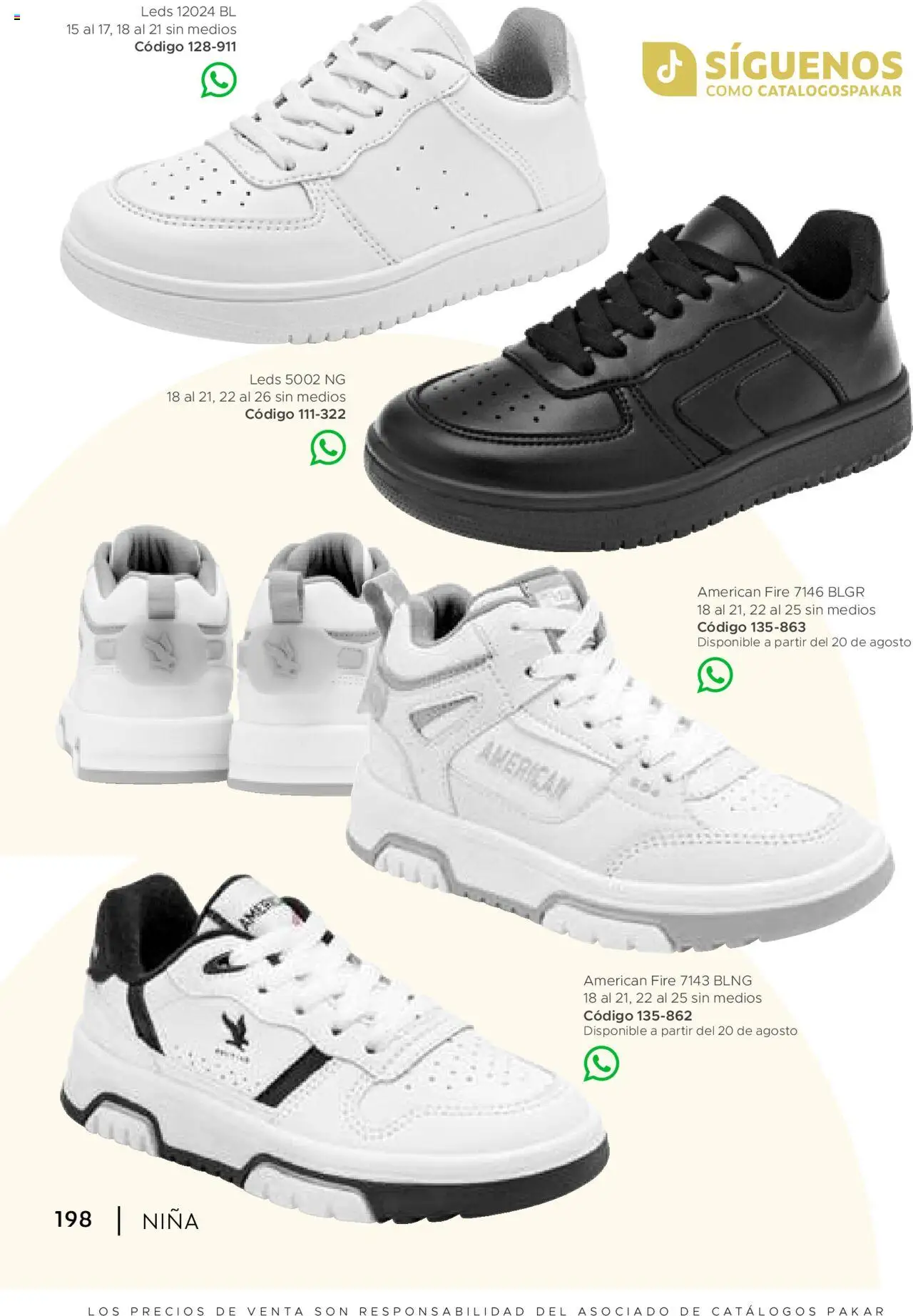 Nuevas ofertas de SC Pakar válidas en toda la República Mexicana desde el 24.07.2025. ¡Encuentra las mejores ofertas en SC Pakar - Catálogo Nina otoño / invierno! | Página: 198