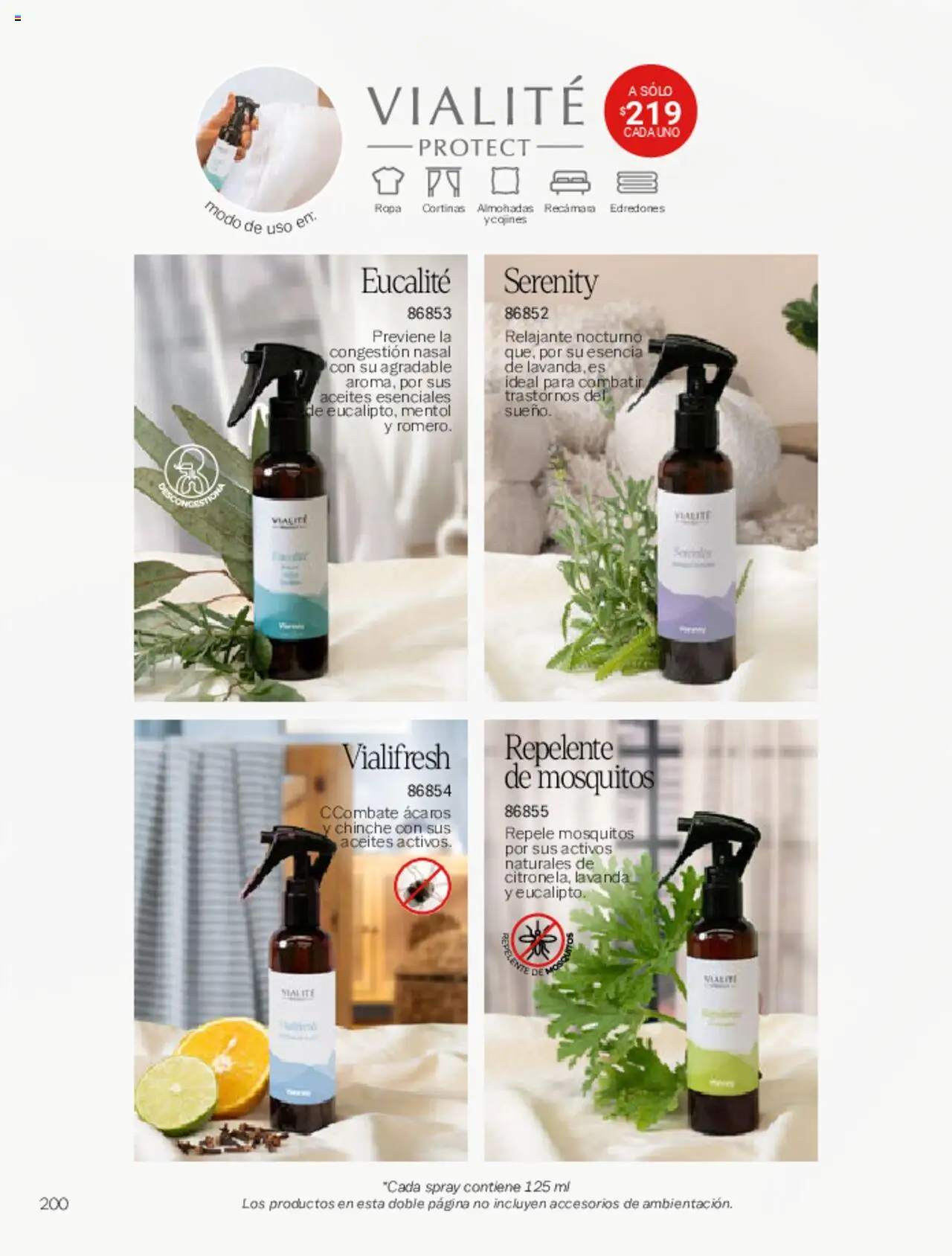 Nuevas ofertas de Vianney válidas en toda la República Mexicana desde el 07.03.2025. ¡Encuentra las mejores ofertas en Vianney catálogo Primavera! | Página: 204 | Productos: Repelente, Cortinas