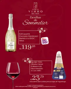Big Box ofertas Clube do Vinho - Pré-Visualização do folheto da loja Big Box, válido de 10.03.2026 | Página: 2 | Produtos: Espumante, Queijo