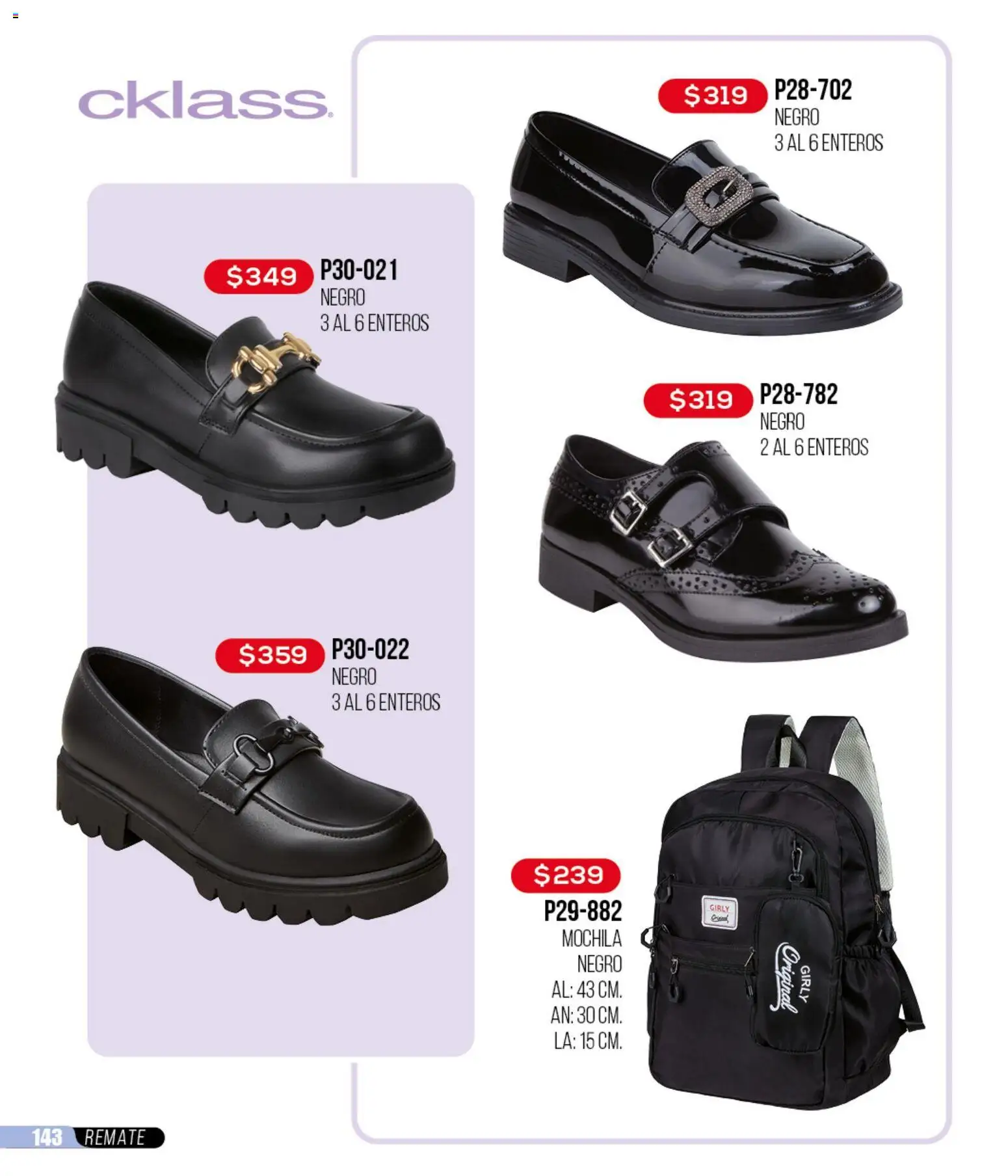 Nuevas ofertas de Cklass válidas en toda la República Mexicana desde el 16.02.2026. ¡Encuentra las mejores ofertas en Cklass catálogo Remate Ropa! | Página: 277 | Productos: Mochila