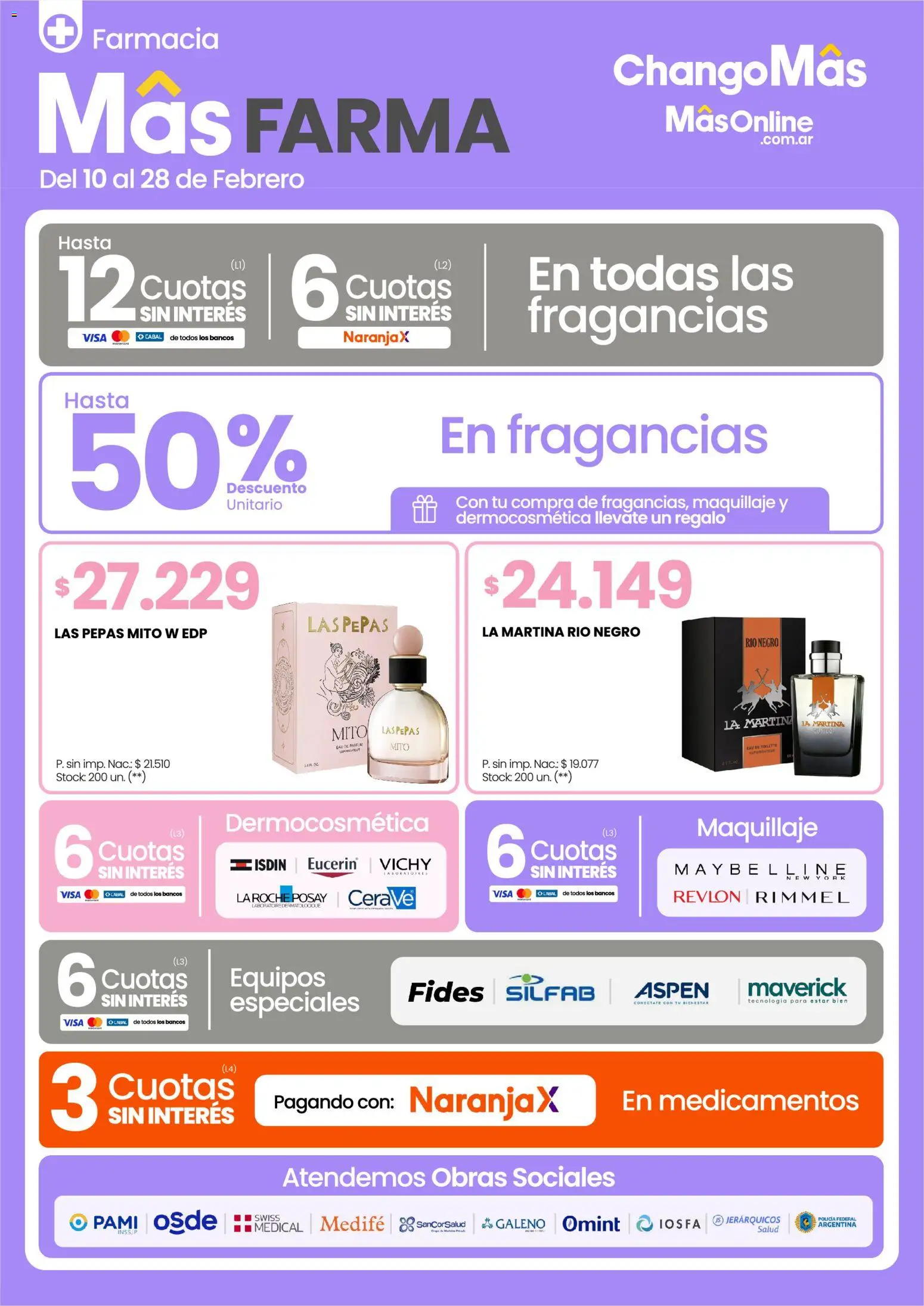 Changomas MâsFarma │ válido desde el 10.02.2026 | Página: 1 | Productos: Maquillaje