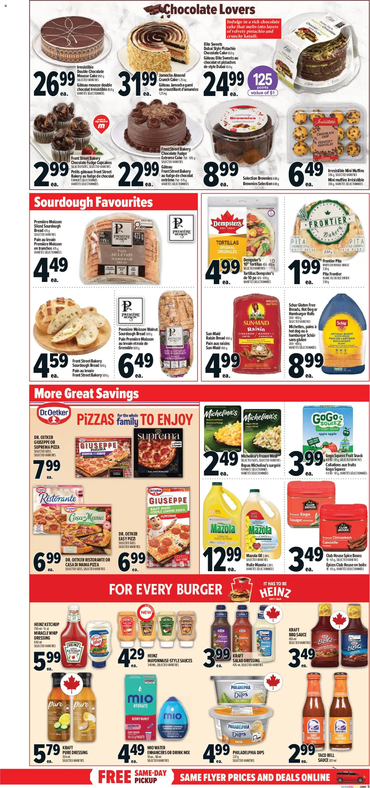 Metro flyer valid from 19.03.2026 | Page: 9 | Products: Ketchup, Salad, Oil, Bread