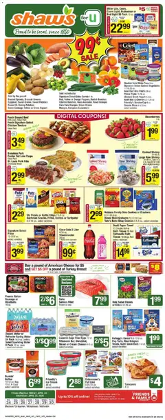 Preview of Shaw's weekly ads valid from 24.04.2026