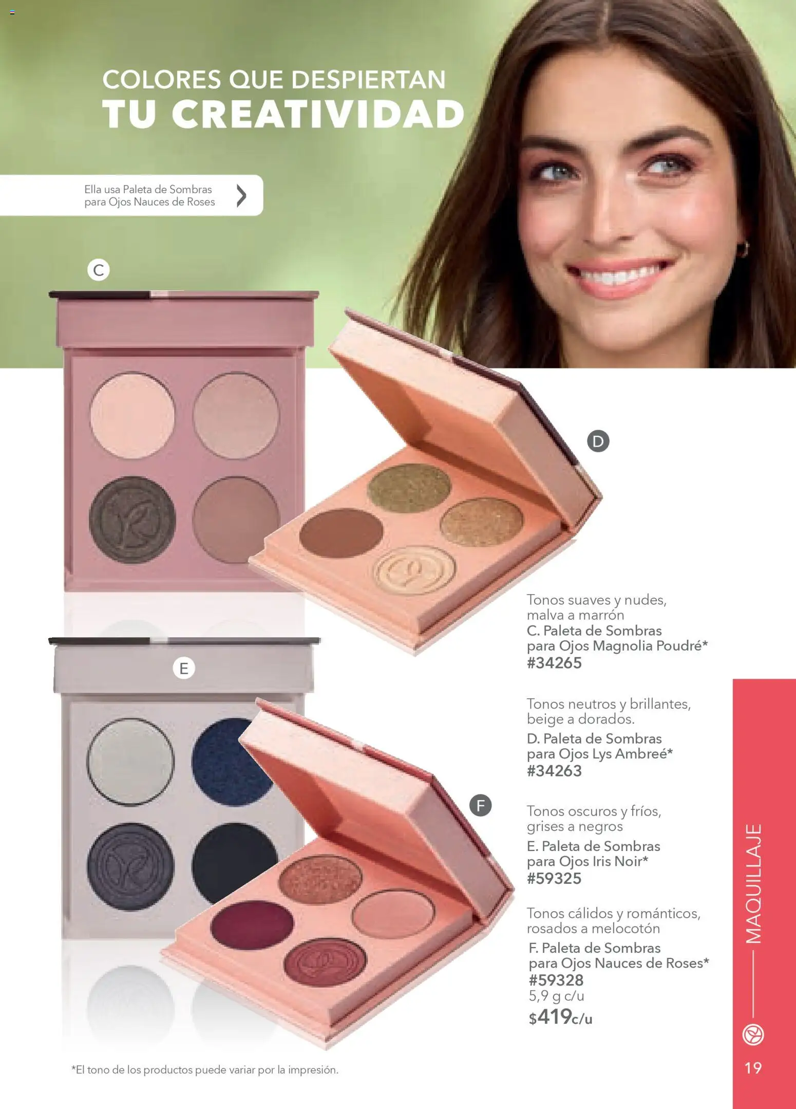 Nuevas ofertas de Yves Rocher válidas en toda la República Mexicana desde el 10.02.2026. ¡Encuentra las mejores ofertas en Yves Rocher campaña 3 2026! | Página: 19 | Productos: Paleta, Maquillaje