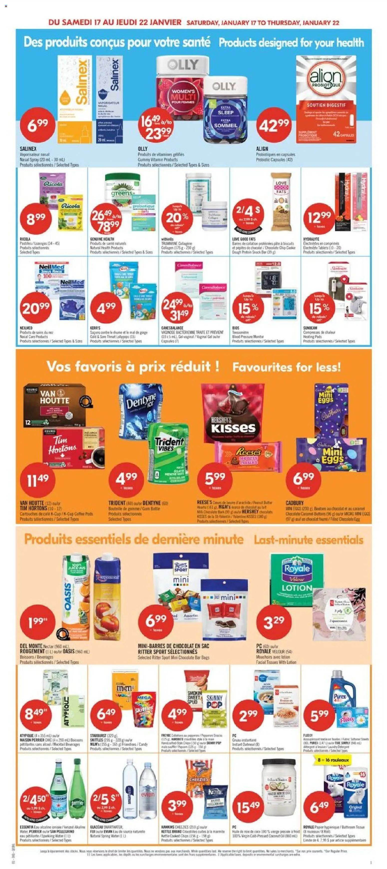 Pharmaprix flyer valid from 16.01.2026 | Page: 12 | Products: Chips, Cooker, Butter, Chocolate