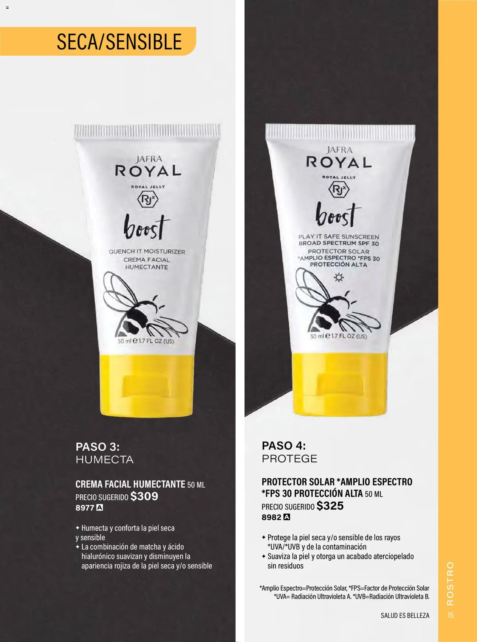 Nuevas ofertas de JAFRA válidas en toda la República Mexicana desde el 01.02.2026. ¡Encuentra las mejores ofertas en JAFRA catálogo Organizador de Ventas! | Página: 15 | Productos: Crema, Protector solar