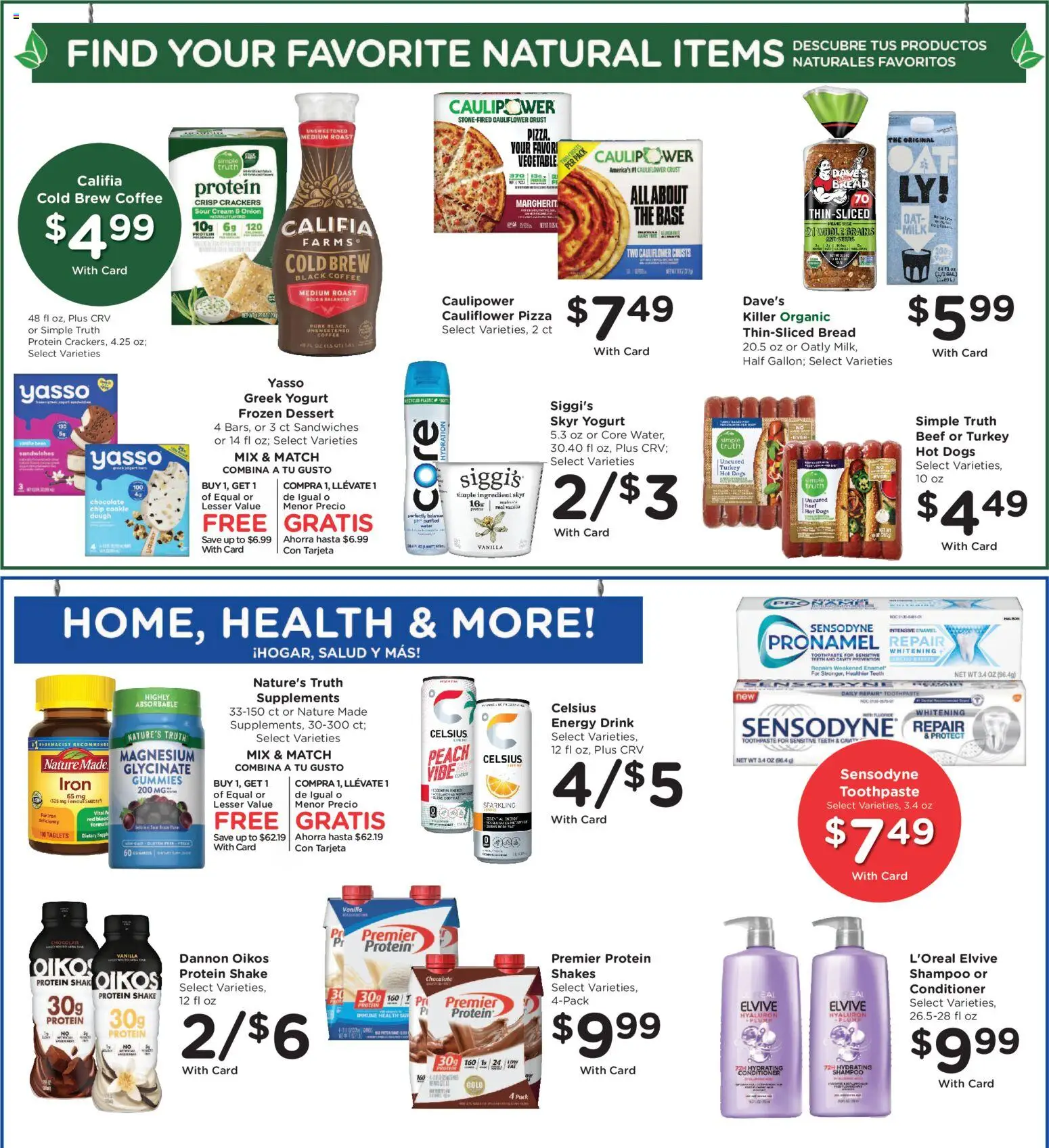 Ralphs Weekly Ad - valid from 15.04.2026 | Page: 8 | Products: Shampoo, Yogurt, Chocolate, Onion