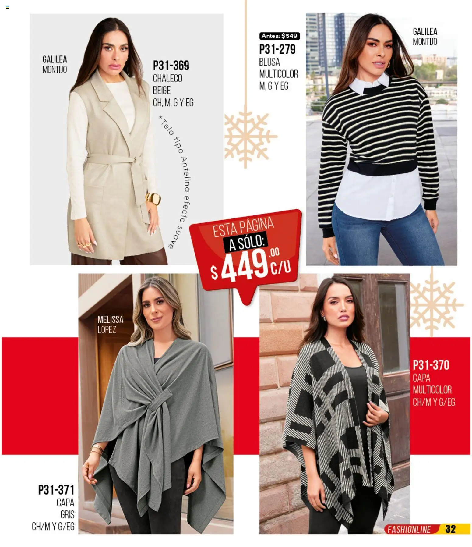 Nuevas ofertas de Cklass válidas en toda la República Mexicana desde el 30.11.2025. ¡Encuentra las mejores ofertas en Cklass catálogo Rebajas Navideñas Calzado! | Página: 464 | Productos: Blusa, Chaleco