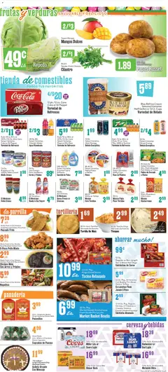 Preview of Market Basket weekly ads valid from 01.04.2026 | Page: 2 | Products: Corn, Table, Chips, Hot Dogs