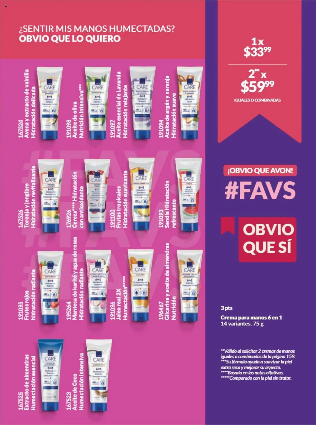 Nuevas ofertas de AVON válidas en toda la República Mexicana desde el 09.10.2025. ¡Encuentra las mejores ofertas en AVON - Campaña 16 2025! | Página: 155 | Productos: Almendras, Sandía, Crema, Aceite de oliva