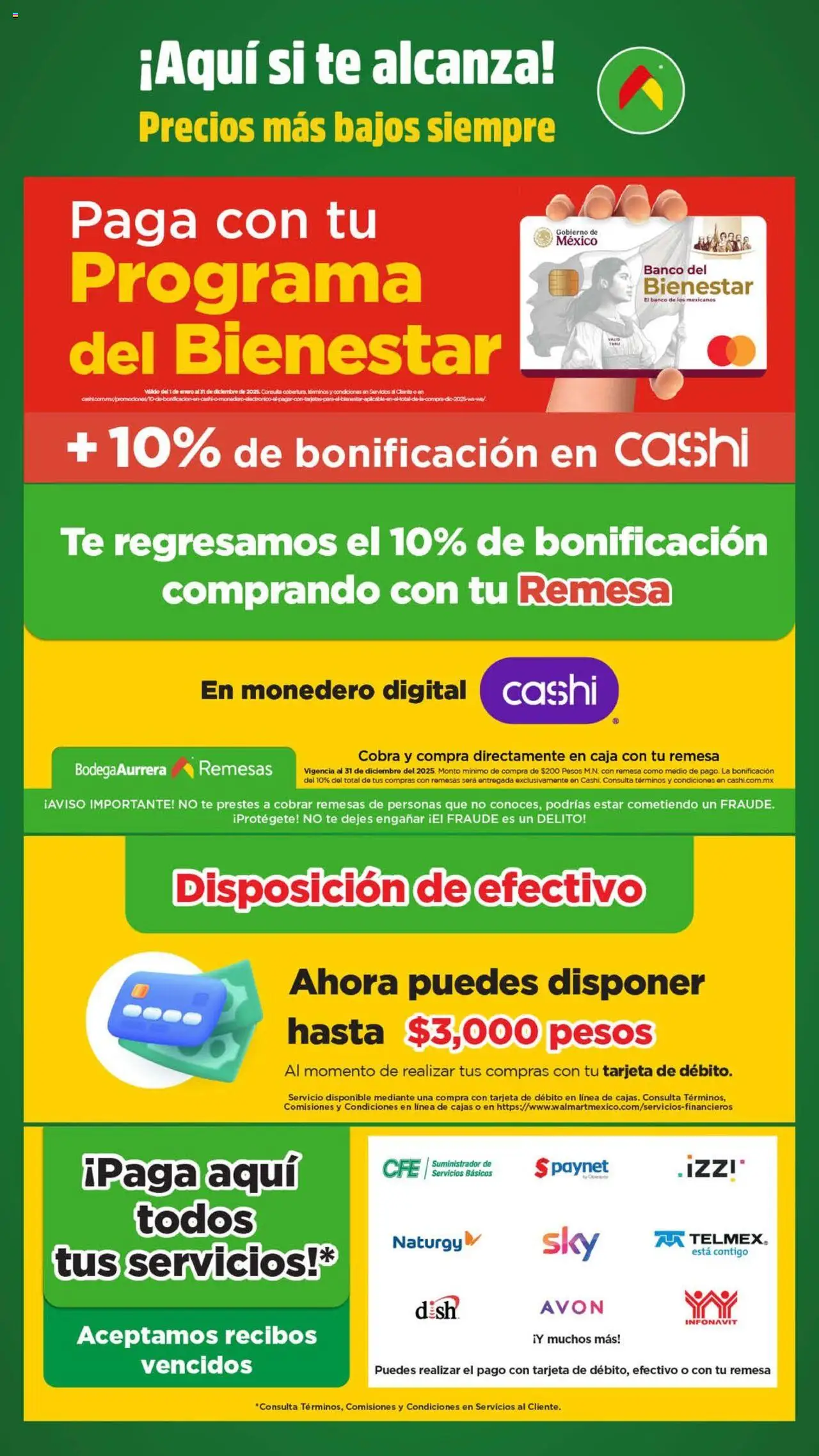 Nuevas ofertas de Bodega Aurrerá válidas en toda la República Mexicana desde el 17.09.2025. ¡Encuentra las mejores ofertas en Bodega Aurrerá - Folleto Precios Más Bajos Siempre! | Página: 2 | Productos: Monedero, Banco, Té, Caja