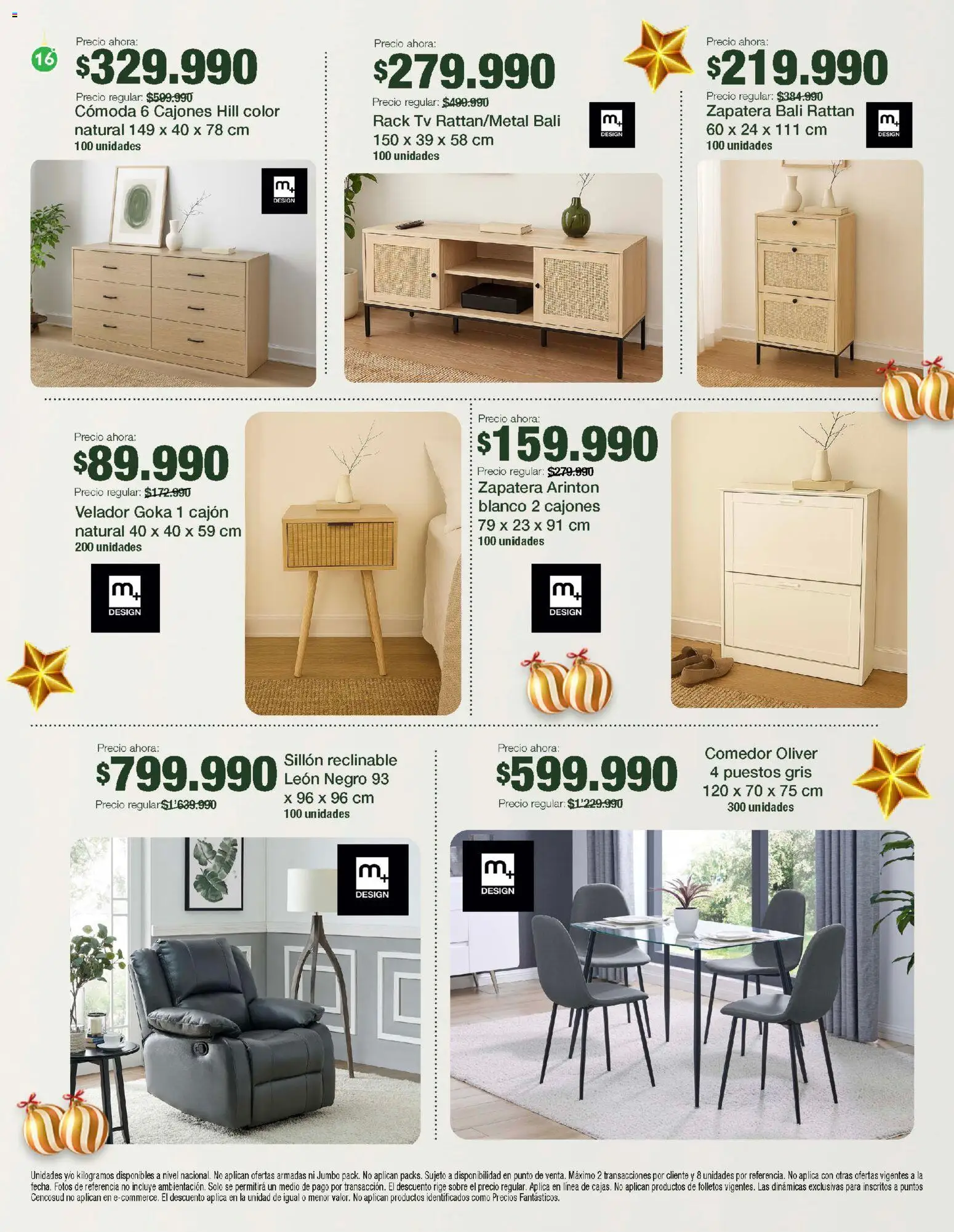 Jumbo revista - valida desde el 04.12.2025 | Página: 16 | Productos: Sobre, Sillón, Cómoda
