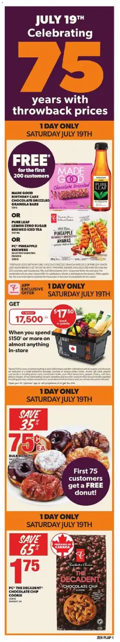 Preview of Zehrs weekly flyer / circulaire from shop Zehrs valid from 17.07.2025