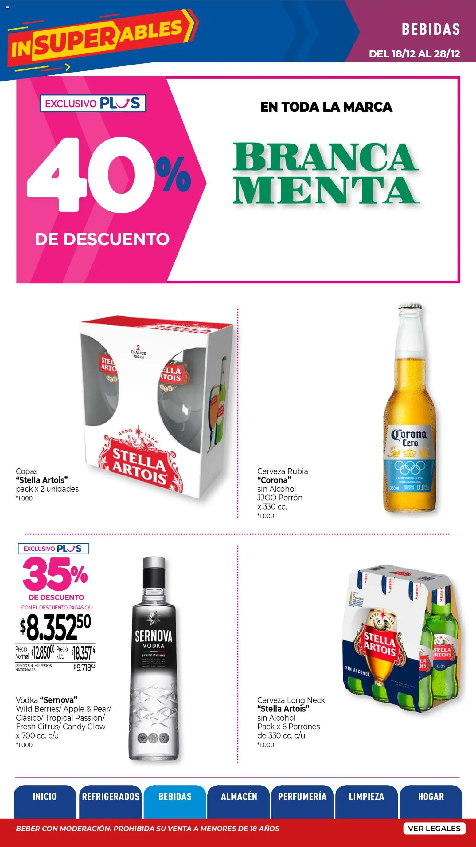 La Anonima Insuperables │ válido desde el 18.12.2025 | Página: 10 | Productos: Vodka, Cerveza