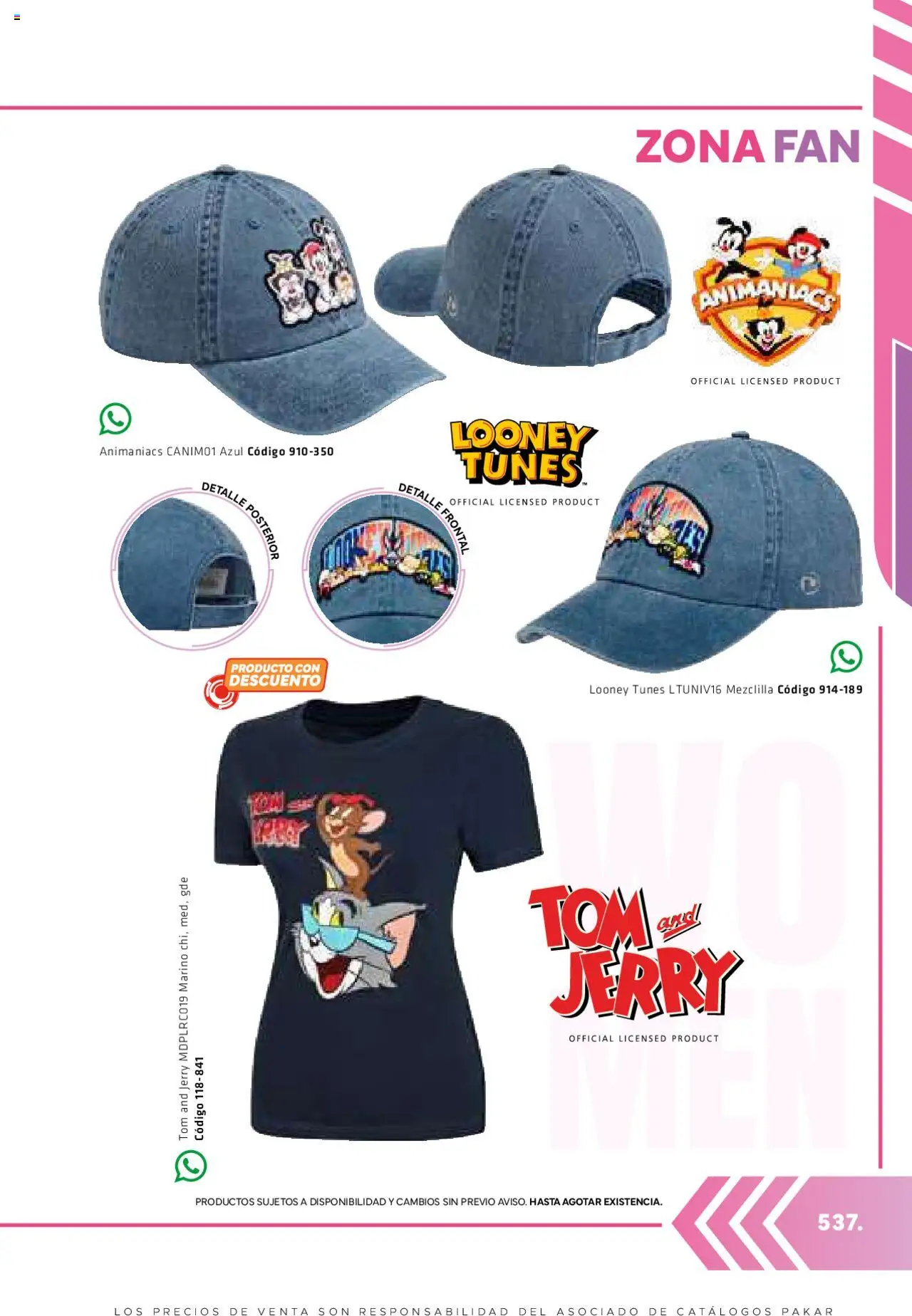 Nuevas ofertas de SC Pakar válidas en toda la República Mexicana desde el 06.03.2025. ¡Encuentra las mejores ofertas en SC Pakar catálogo Women! | Página: 537