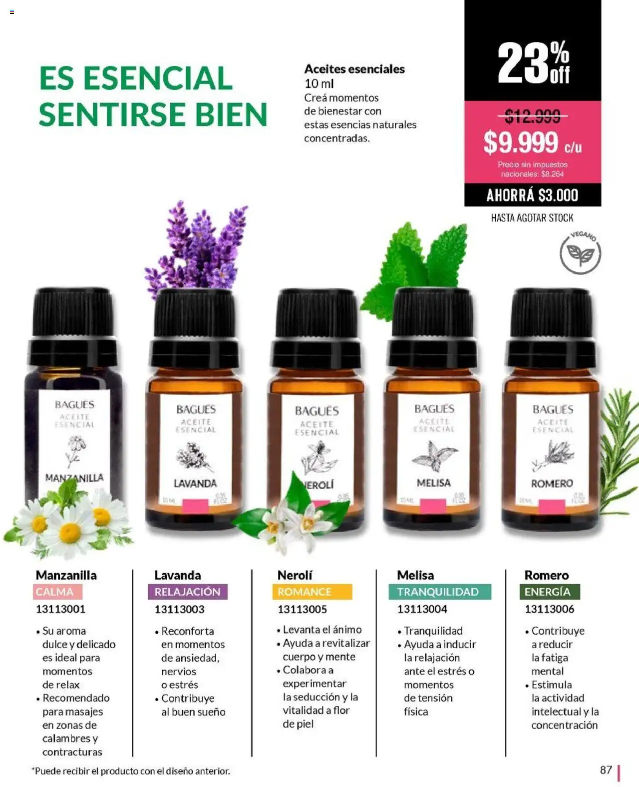 Bagués - Catálogo │ válido desde el 22.09.2025 | Página: 87 | Productos: Aceite, Esencias