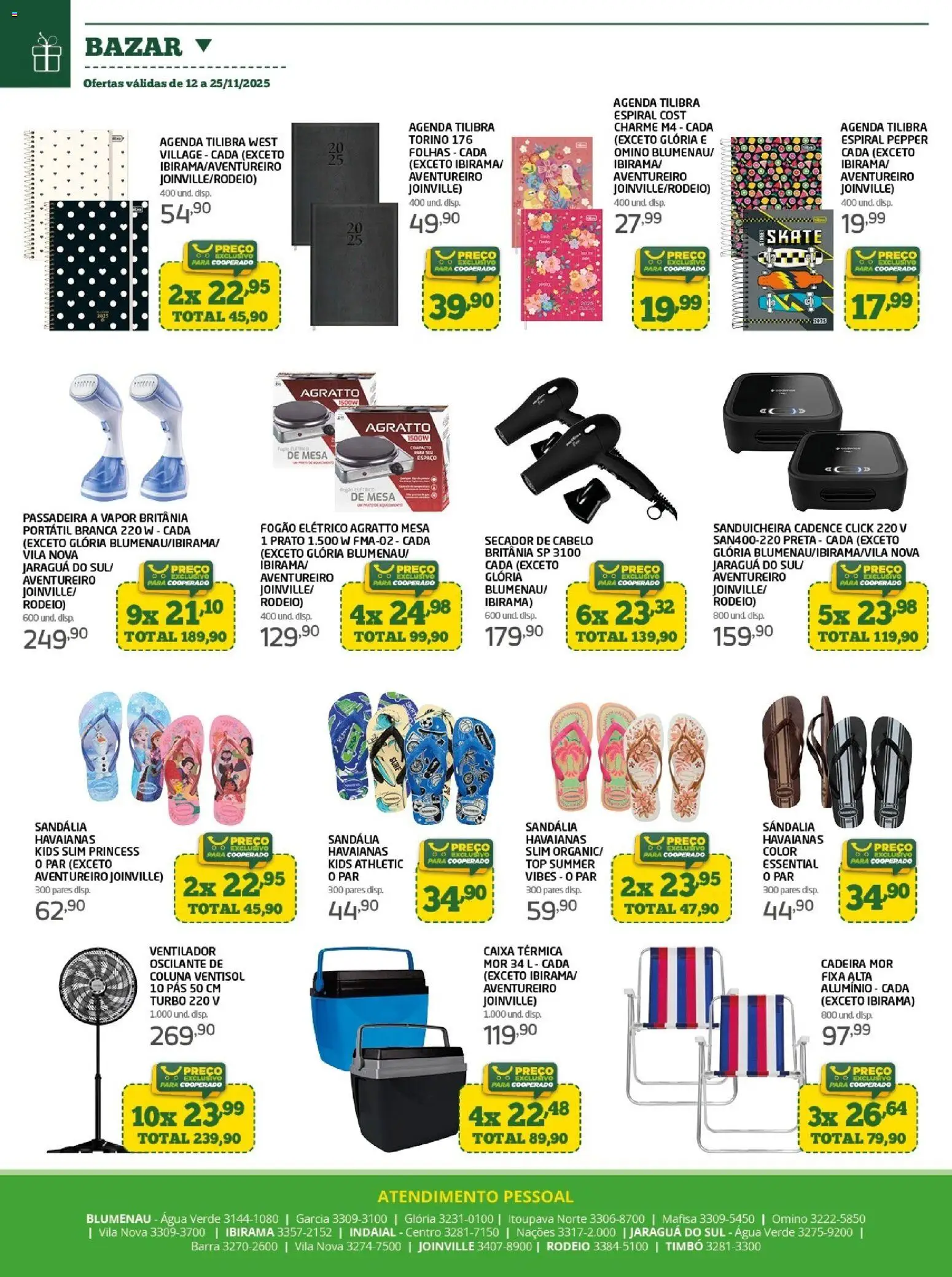 Cooper Folheto - válido de 12.11.2025 | Página: 16 | Produtos: Secador, Fogão, Secador de cabelo, Caixa térmica