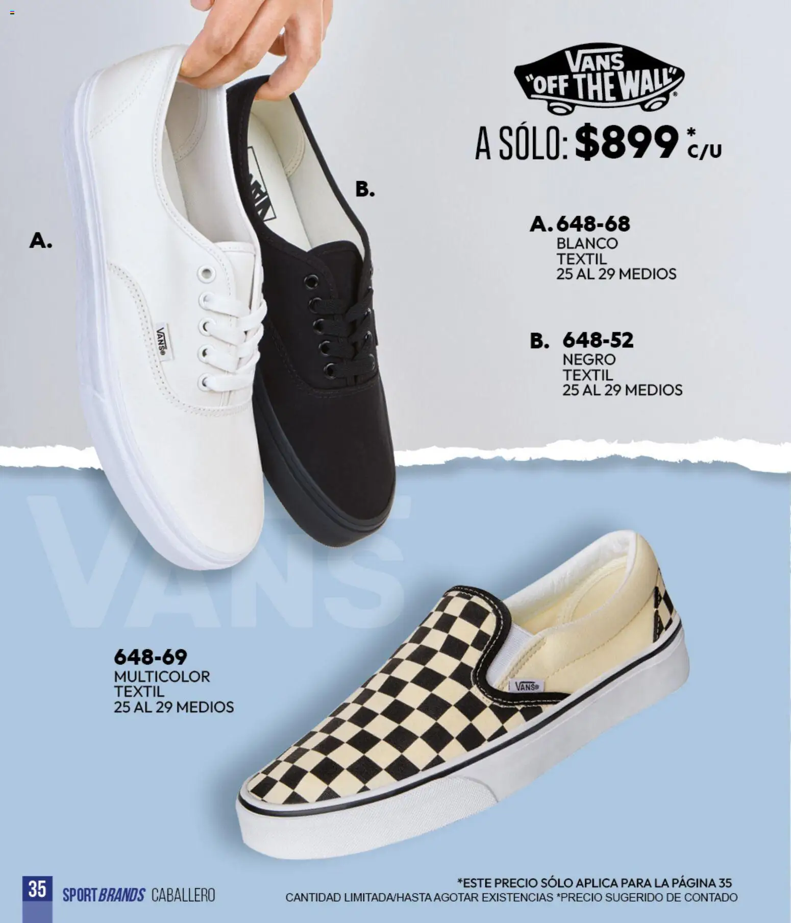 Nuevas ofertas de Cklass válidas en toda la República Mexicana desde el 05.03.2026. ¡Encuentra las mejores ofertas en Cklass catálogo Sportbrands Verano Caballero! | Página: 36